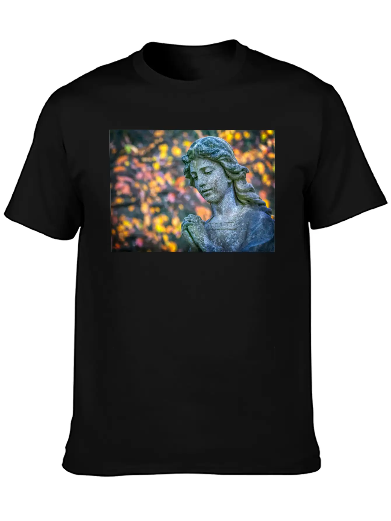 An Angel In Autumn Unisex Casual T-Shirt ��� Clean Design For Daily Comfort
