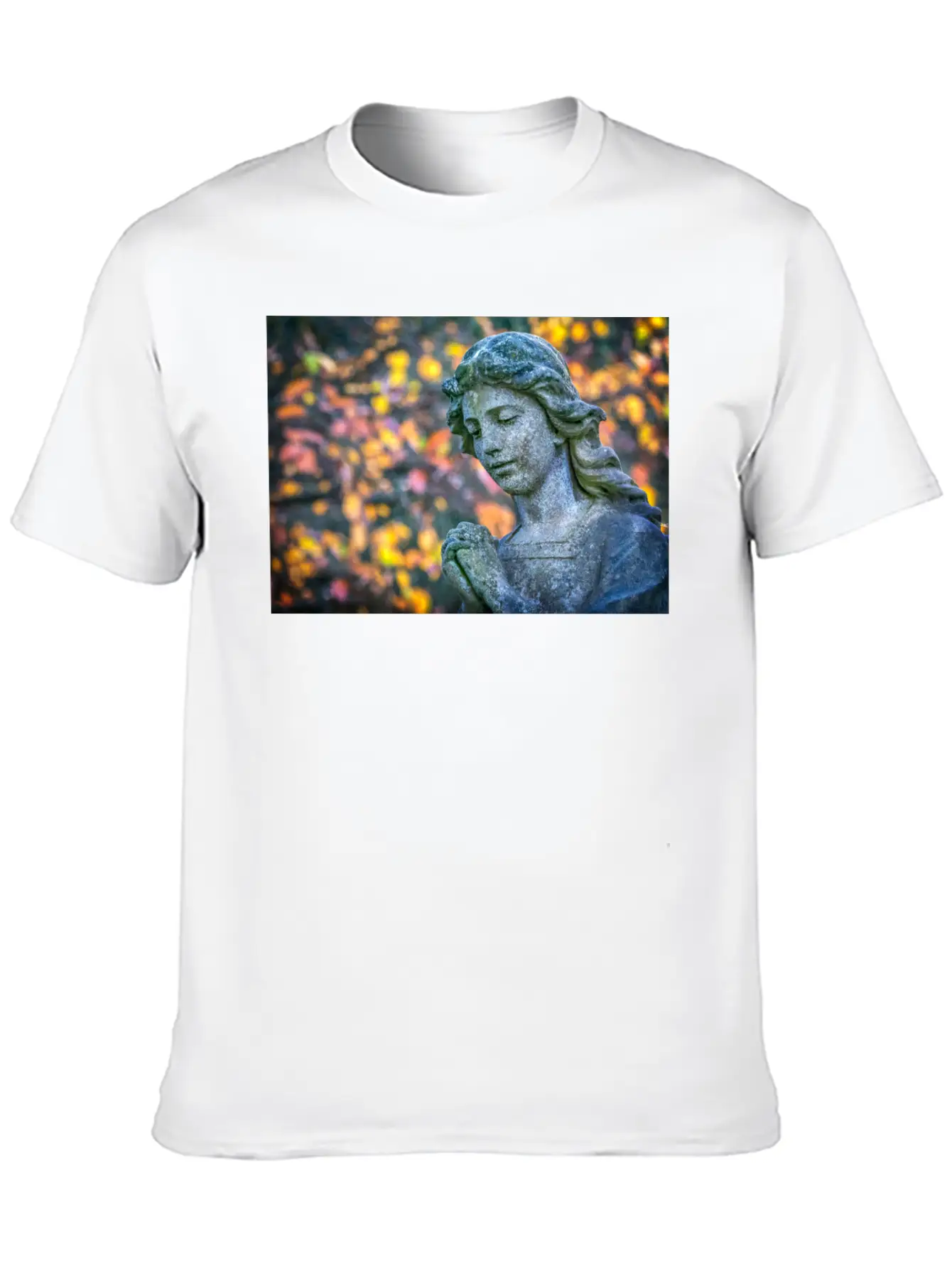 An Angel In Autumn Unisex Casual T-Shirt ��� Clean Design For Daily Comfort