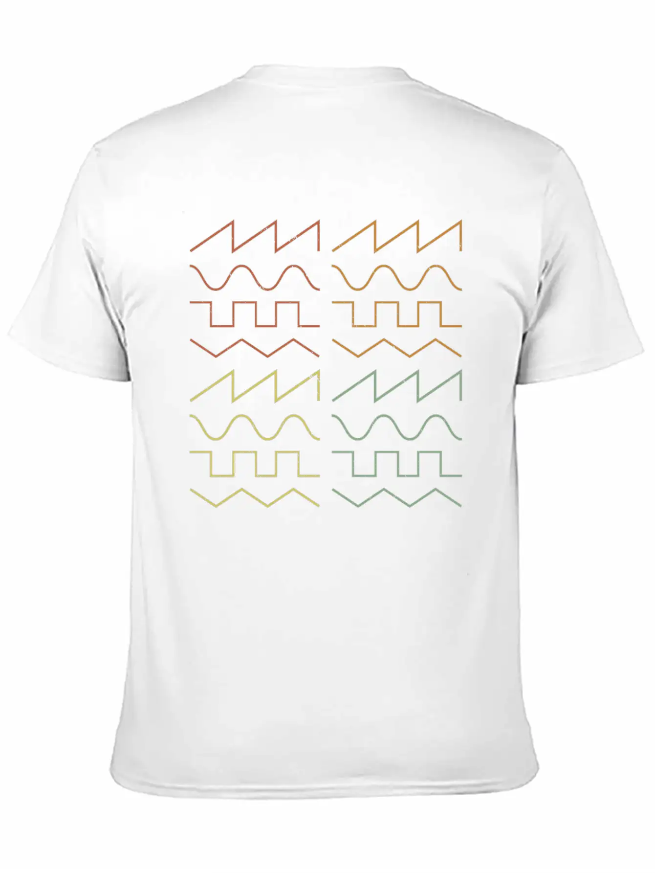 Analog Signal Waveform Modular Synthesizer Unisex Casual T-Shirt – Clean Design For Daily Comfort