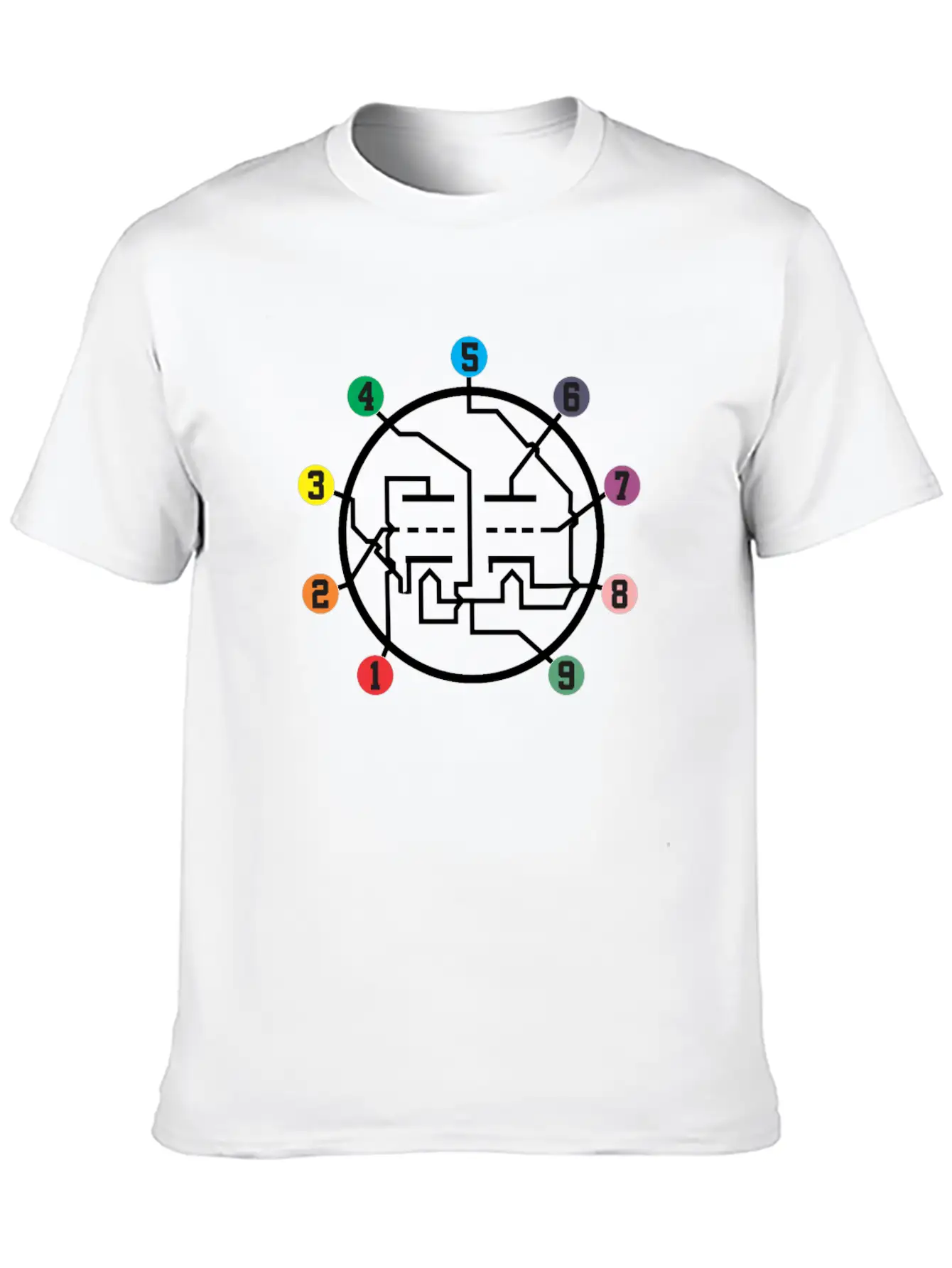Analog Vacuum Tube Pin Layout Amplifier Audio Unisex Casual T-Shirt – Clean Design For Daily Comfort