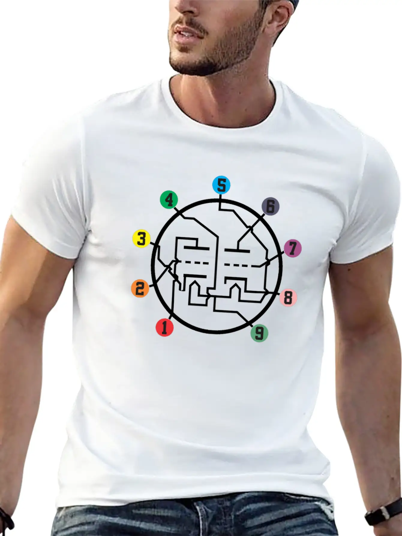 Analog Vacuum Tube Pin Layout Amplifier Audio Unisex Casual T-Shirt – Clean Design For Daily Comfort