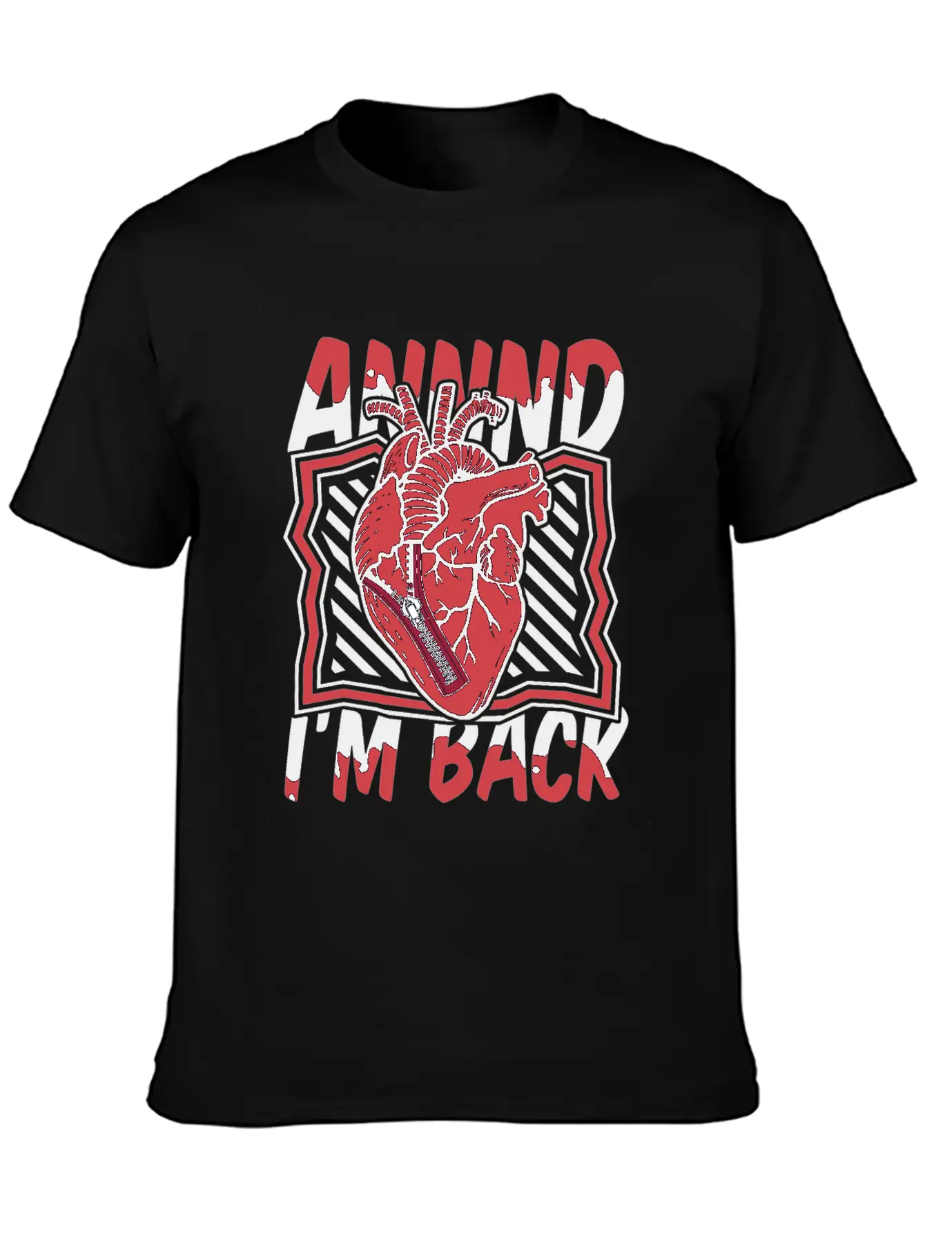 And I'm Back Transplant Pacemakers Open Heart Unisex Casual T-Shirt – Clean Design For Daily Comfort