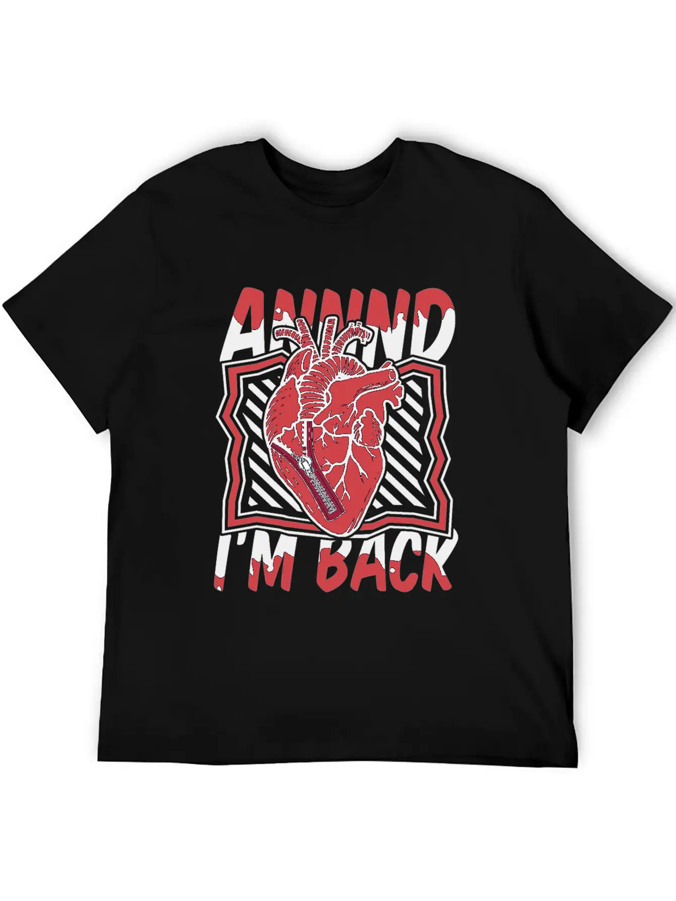 And I'm Back Transplant Pacemakers Open Heart Unisex Casual T-Shirt – Clean Design For Daily Comfort