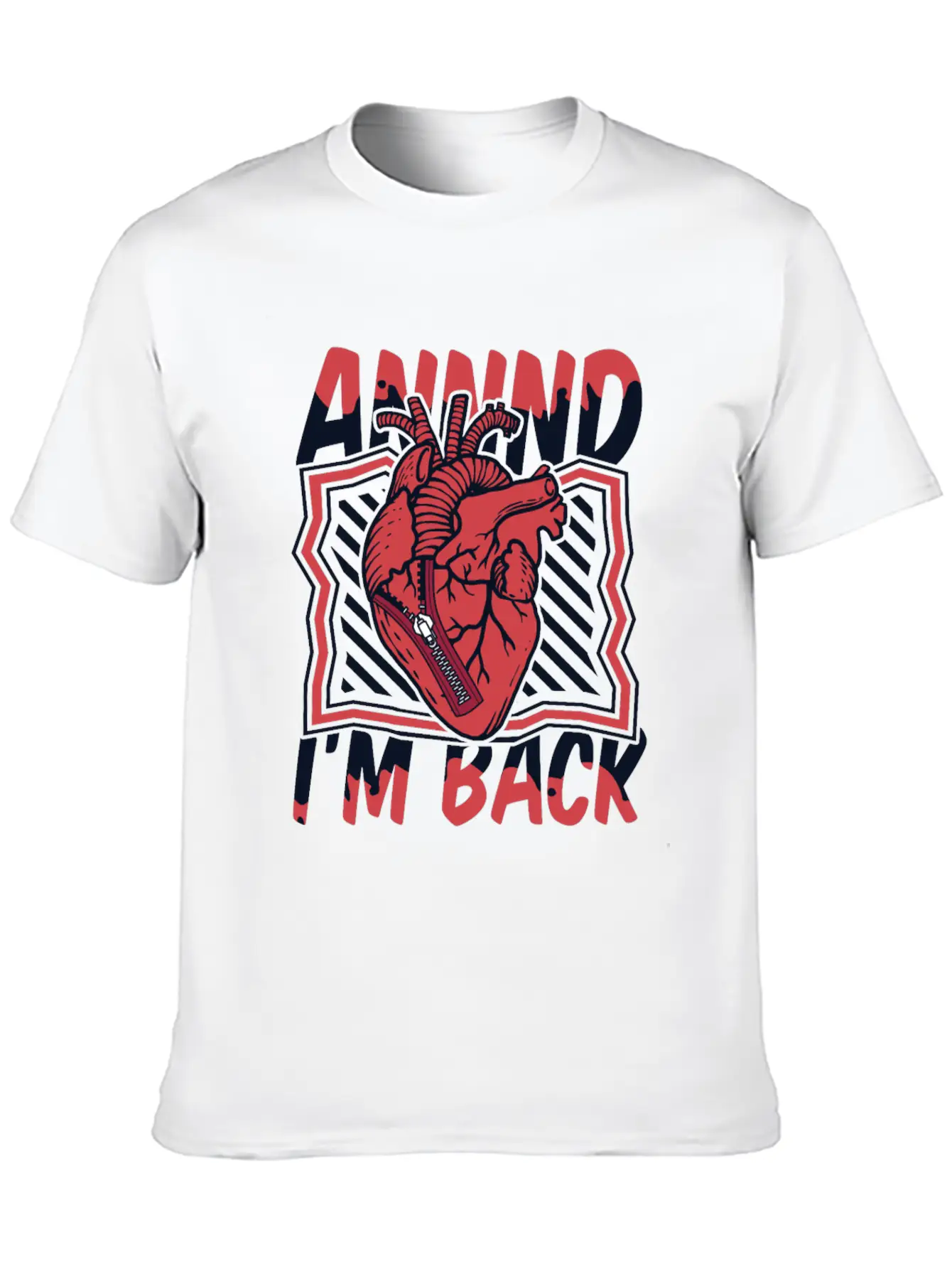And I'm Back Transplant Pacemakers Open Heart Unisex Casual T-Shirt – Clean Design For Daily Comfort