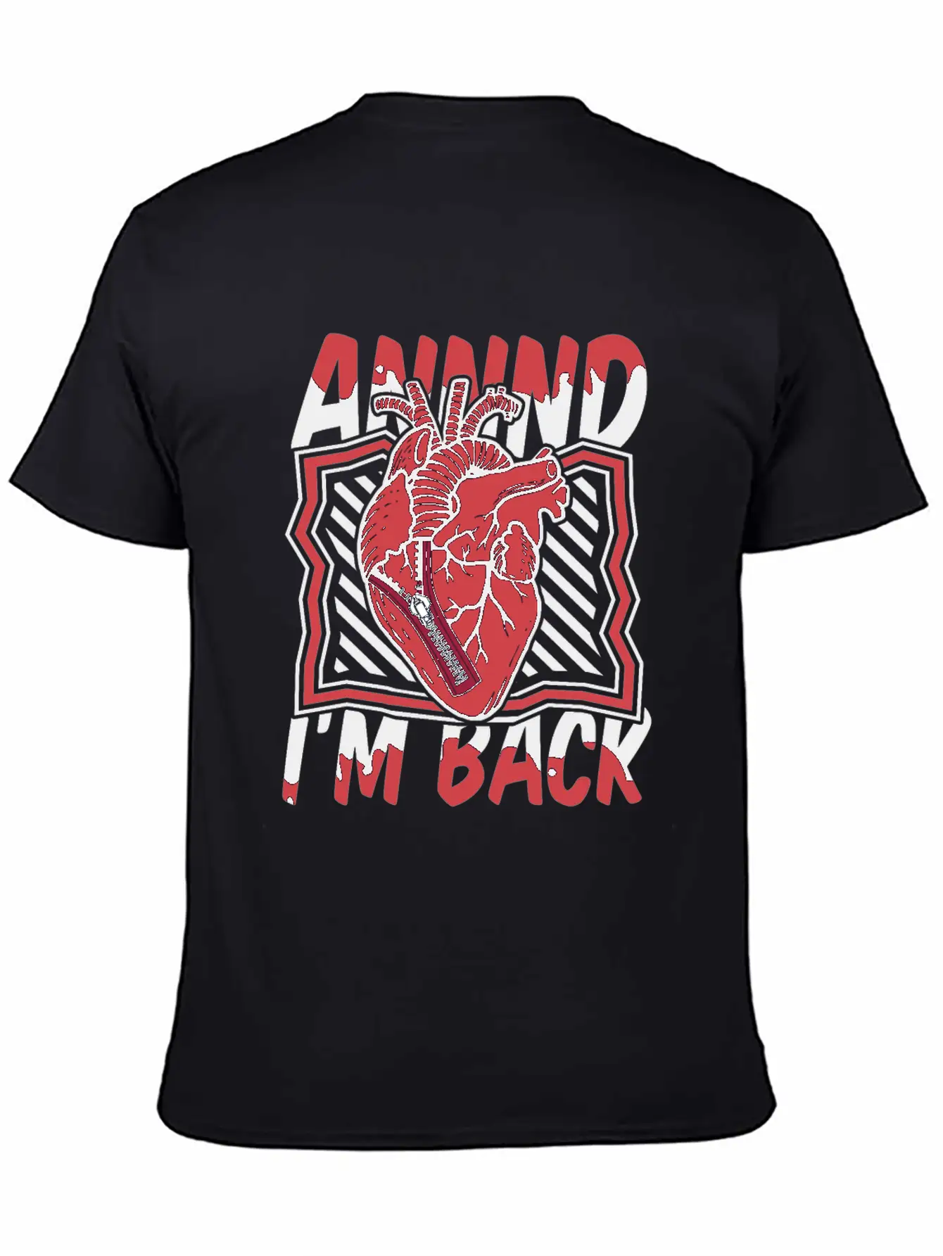 And I'm Back Transplant Pacemakers Open Heart Unisex Casual T-Shirt – Clean Design For Daily Comfort