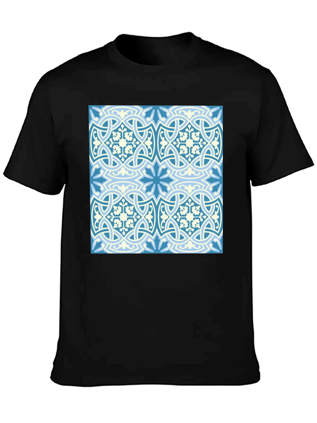 Andalusian Tiles 14 Classic Fit Graphic Tee For Daily Comfort – Unisex Cotton Shirt