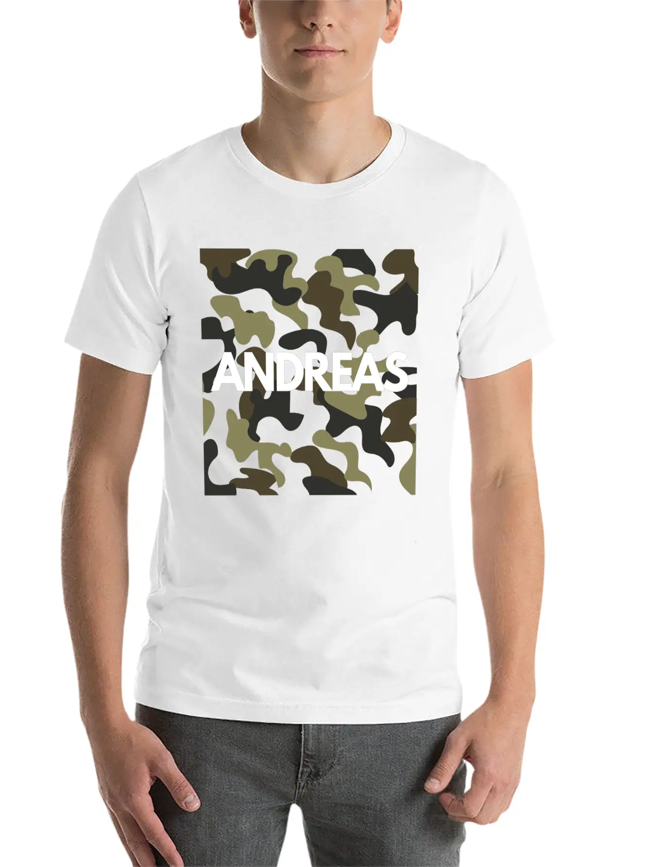 Andreas Name Hoodies Men Good Quality Camouflage Soft Cotton Short Sleeve Tee – Unisex Wardrobe Staple