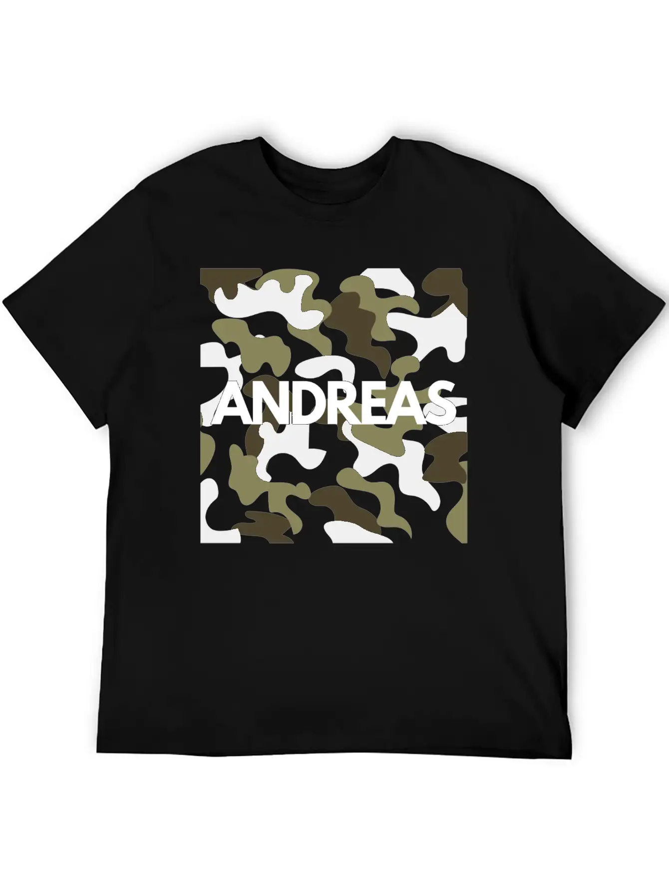 Andreas Name Hoodies Men Good Quality Camouflage Soft Cotton Short Sleeve Tee – Unisex Wardrobe Staple