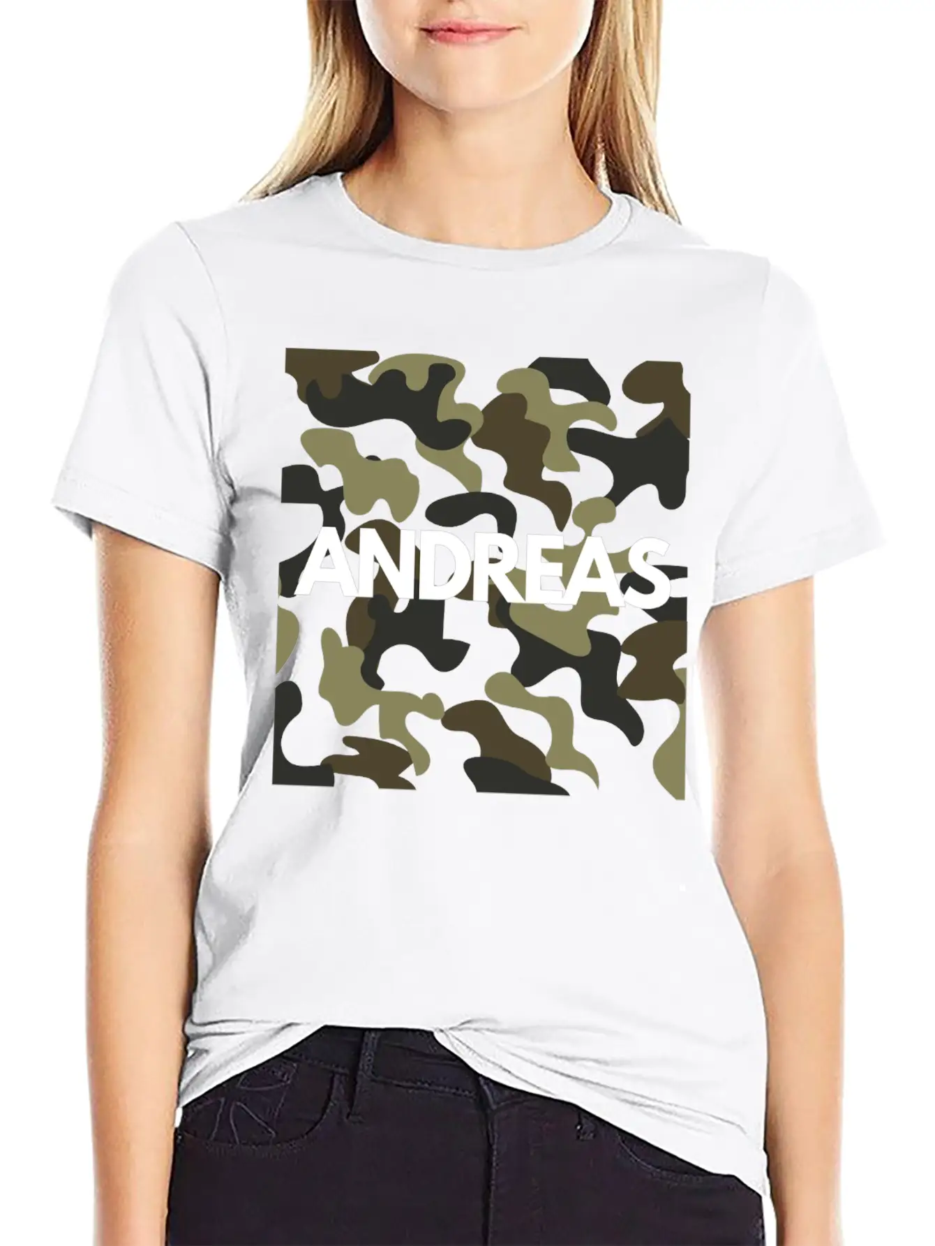 Andreas Name Hoodies Men Good Quality Camouflage Soft Cotton Short Sleeve Tee – Unisex Wardrobe Staple