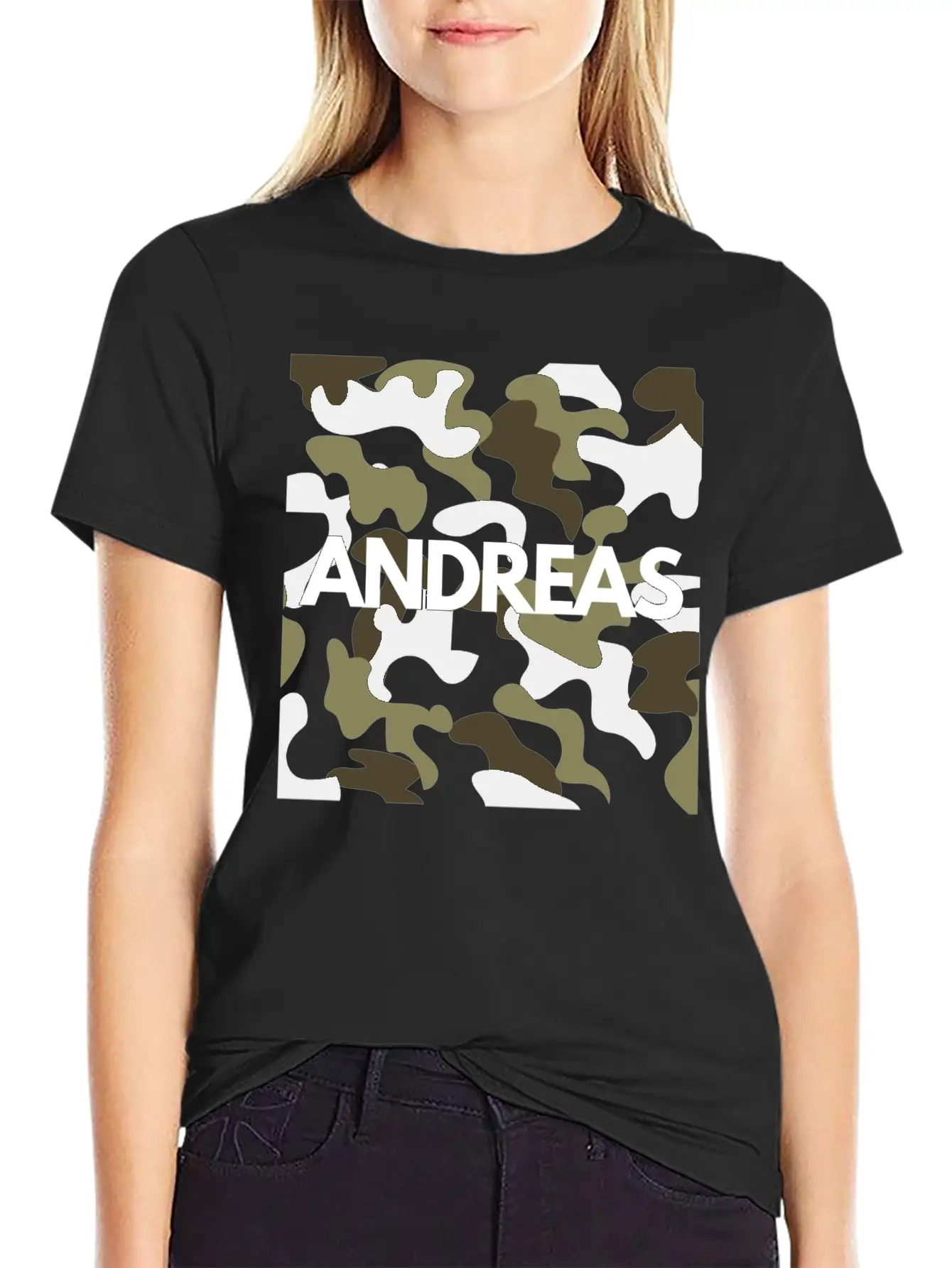 Andreas Name Hoodies Men Good Quality Camouflage Soft Cotton Short Sleeve Tee – Unisex Wardrobe Staple