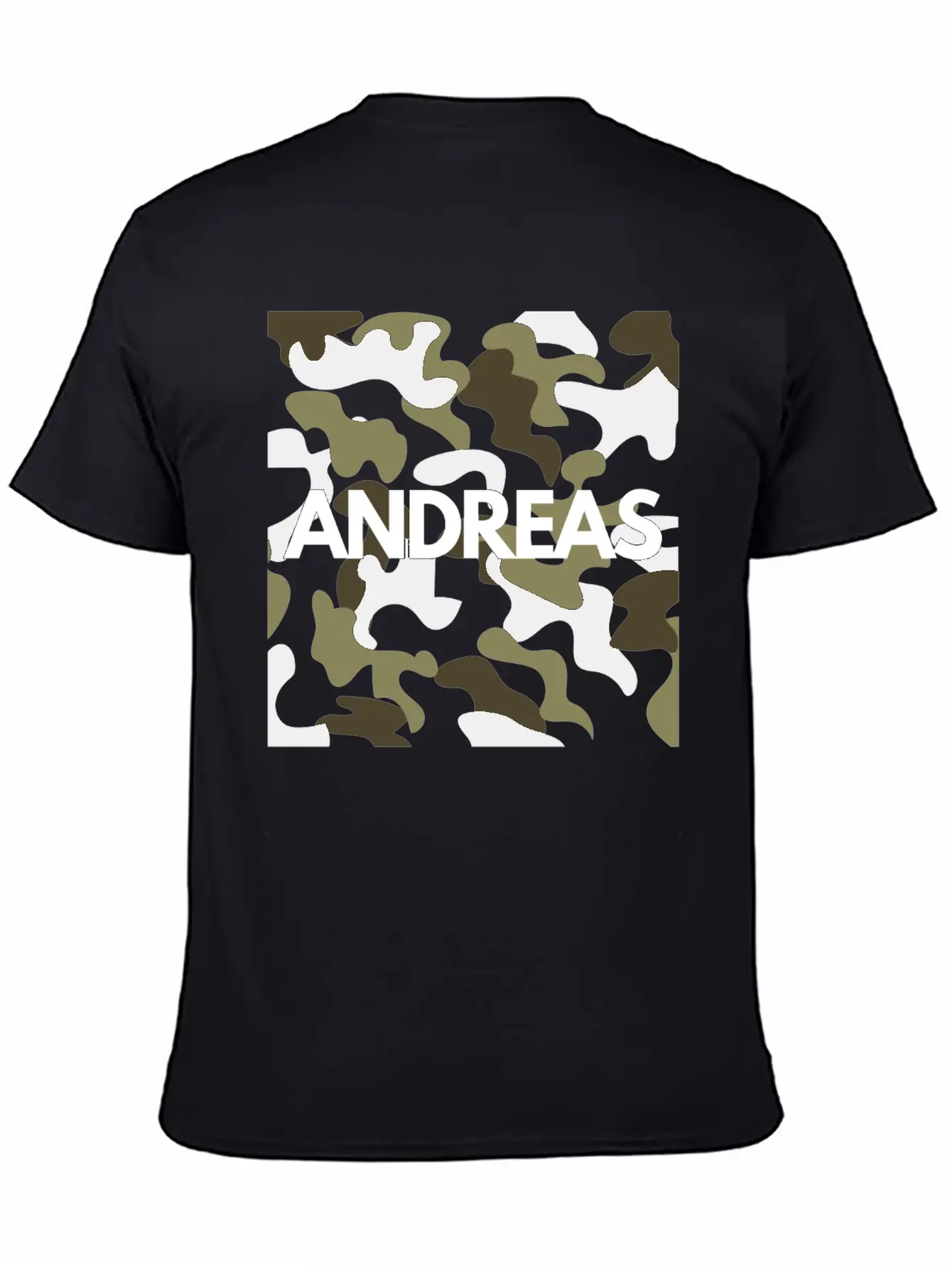 Andreas Name Hoodies Men Good Quality Camouflage Soft Cotton Short Sleeve Tee – Unisex Wardrobe Staple