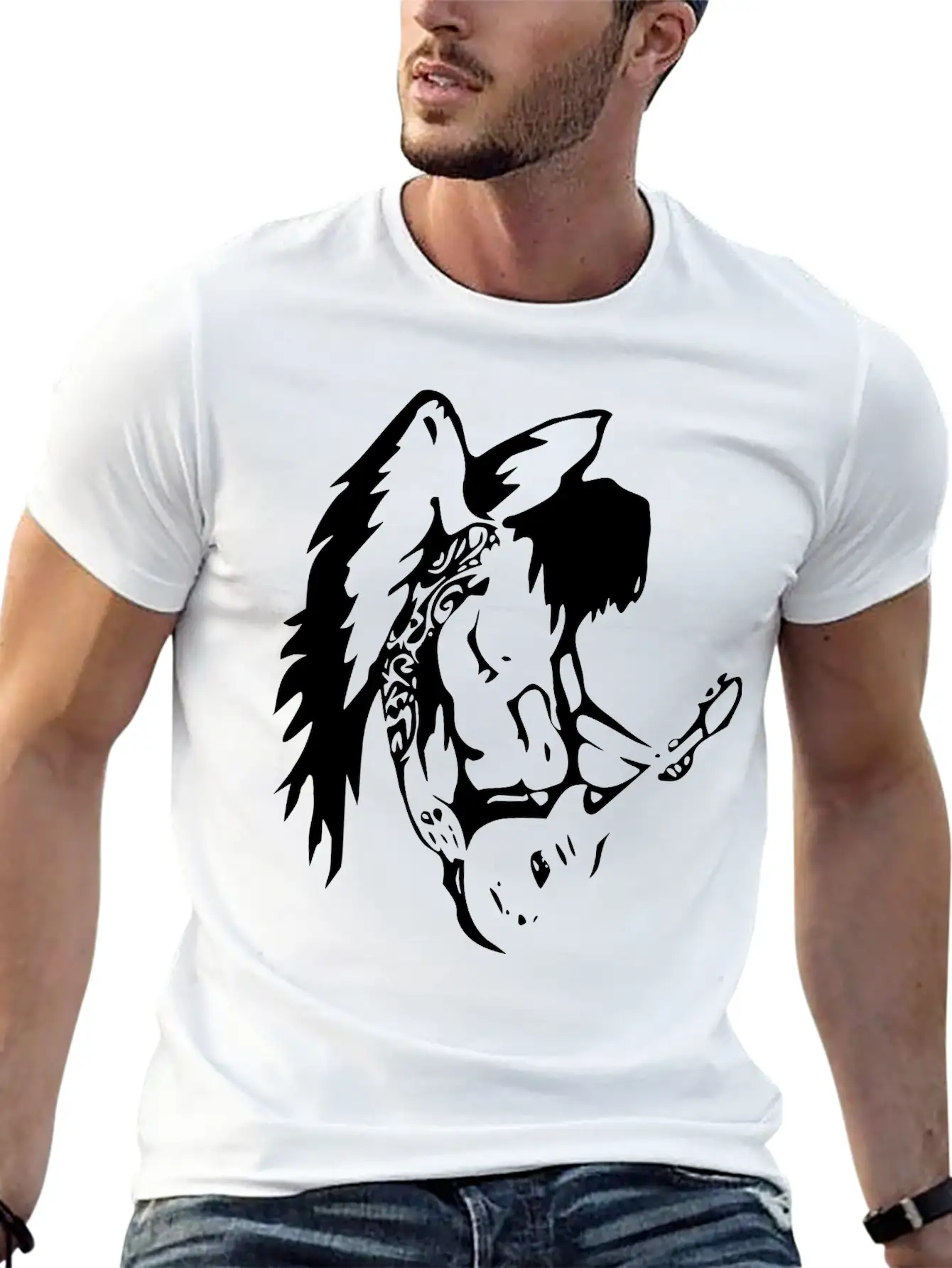 Angel Basic Graphic T-Shirt – Daily Comfort In Soft Cotton