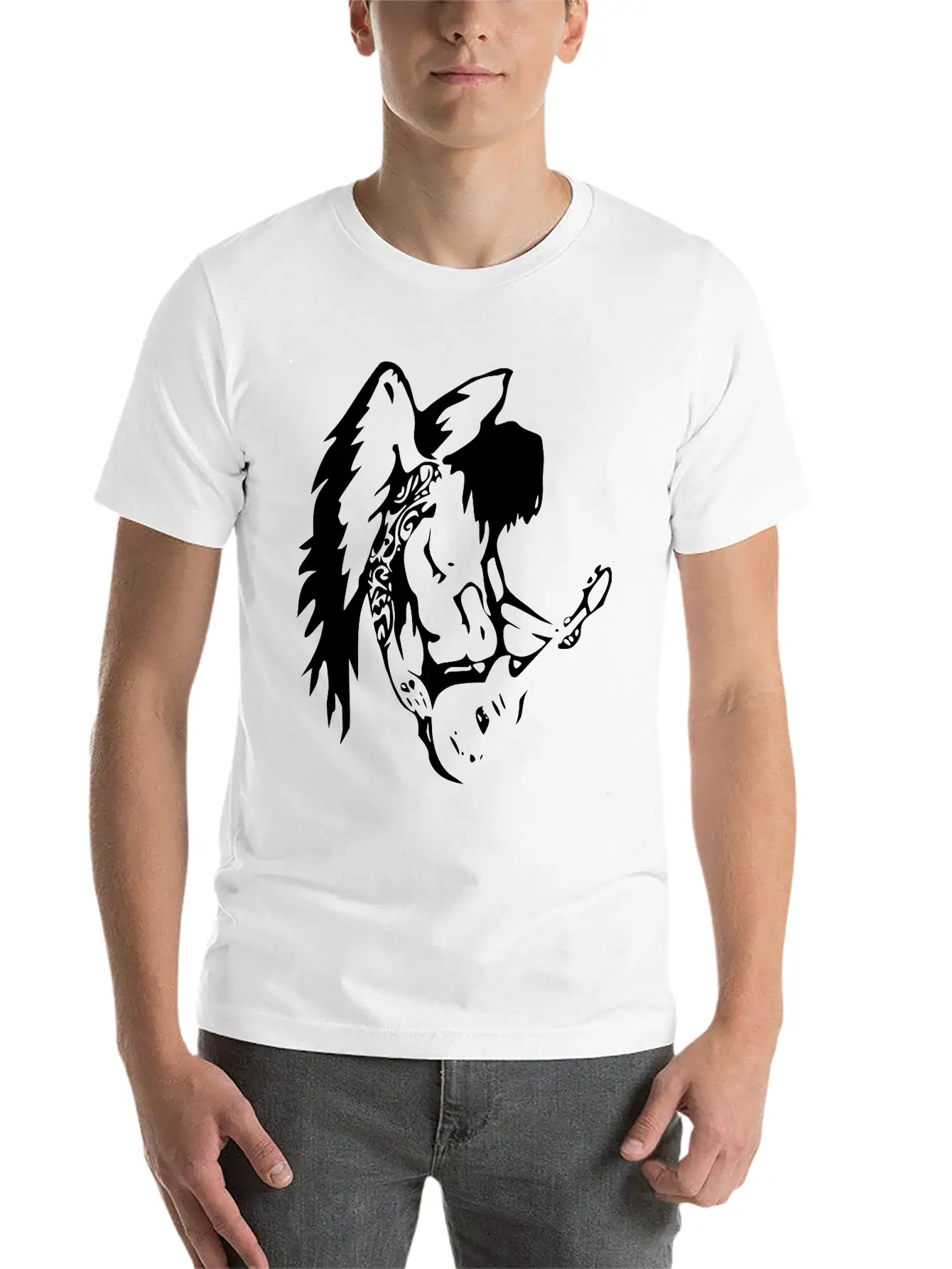 Angel Basic Graphic T-Shirt – Daily Comfort In Soft Cotton