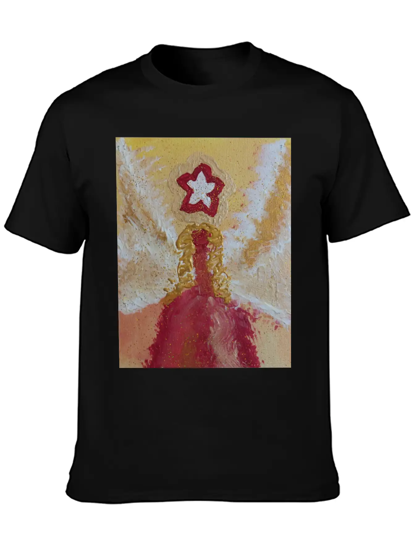 Angel Of Anticipation And Happiness Relaxed Everyday Tee – Lightweight And Durable Cotton