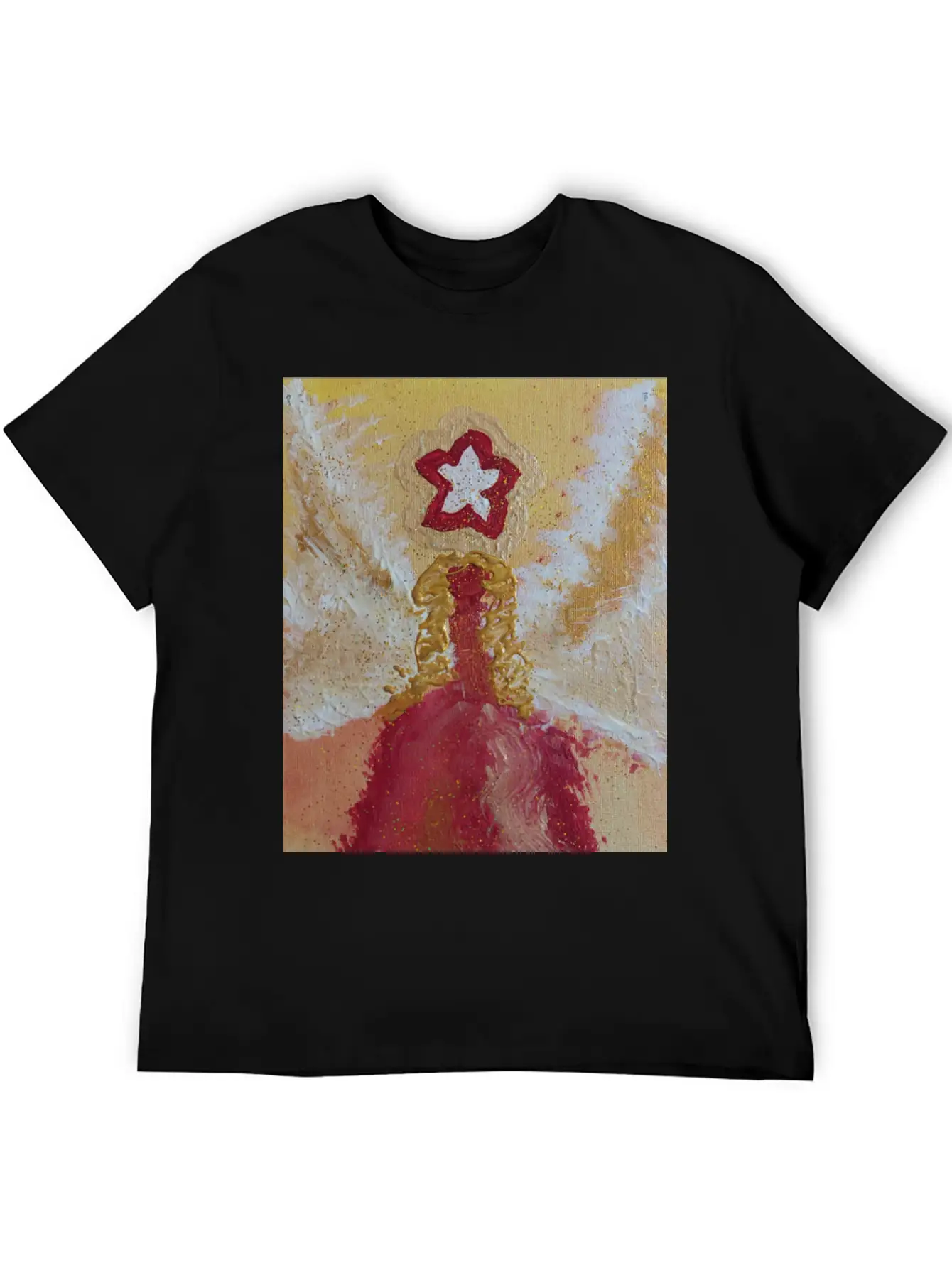 Angel Of Anticipation And Happiness Relaxed Everyday Tee – Lightweight And Durable Cotton