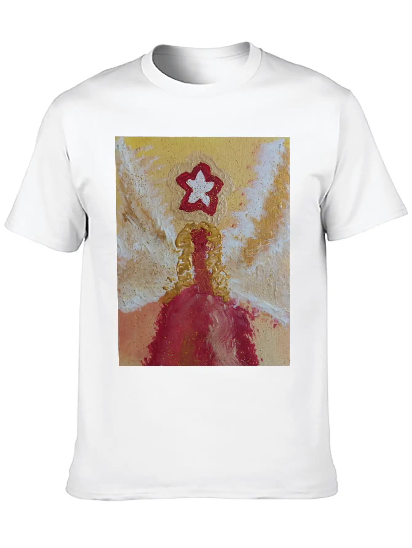 Angel Of Anticipation And Happiness Relaxed Everyday Tee – Lightweight And Durable Cotton