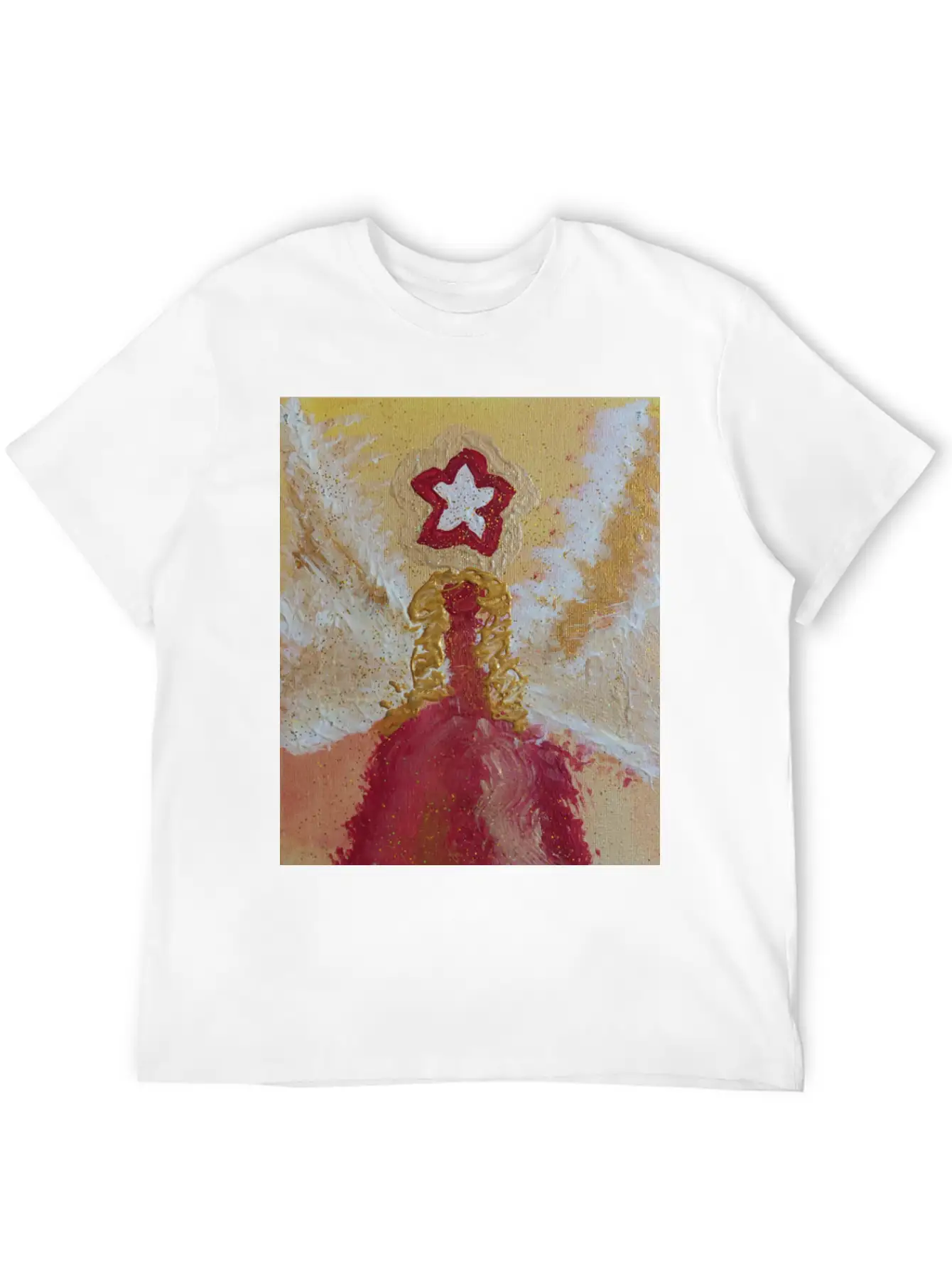 Angel Of Anticipation And Happiness Relaxed Everyday Tee – Lightweight And Durable Cotton