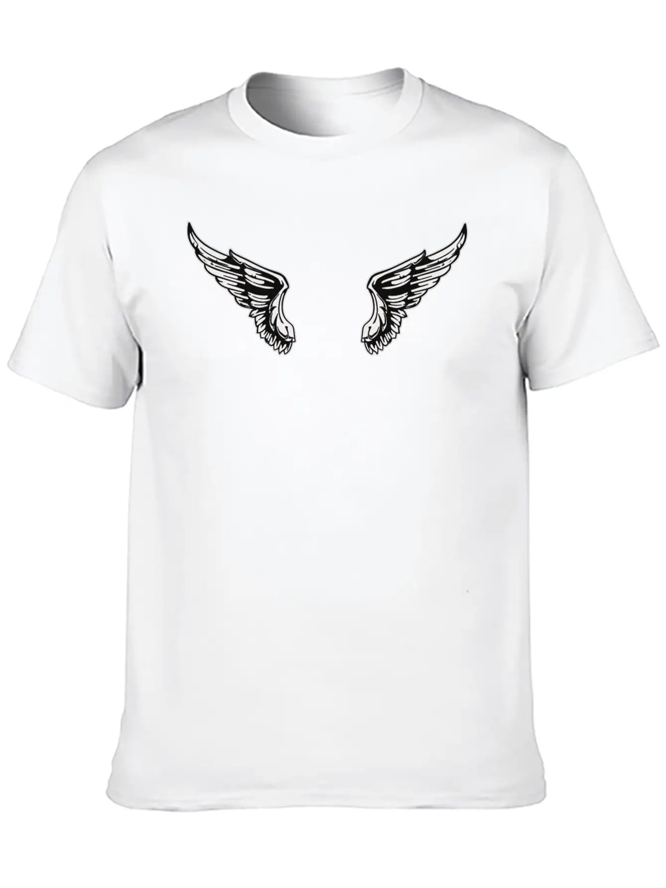 Angel Wings Essential Cotton Tee For Daily Outfits – Unisex Style