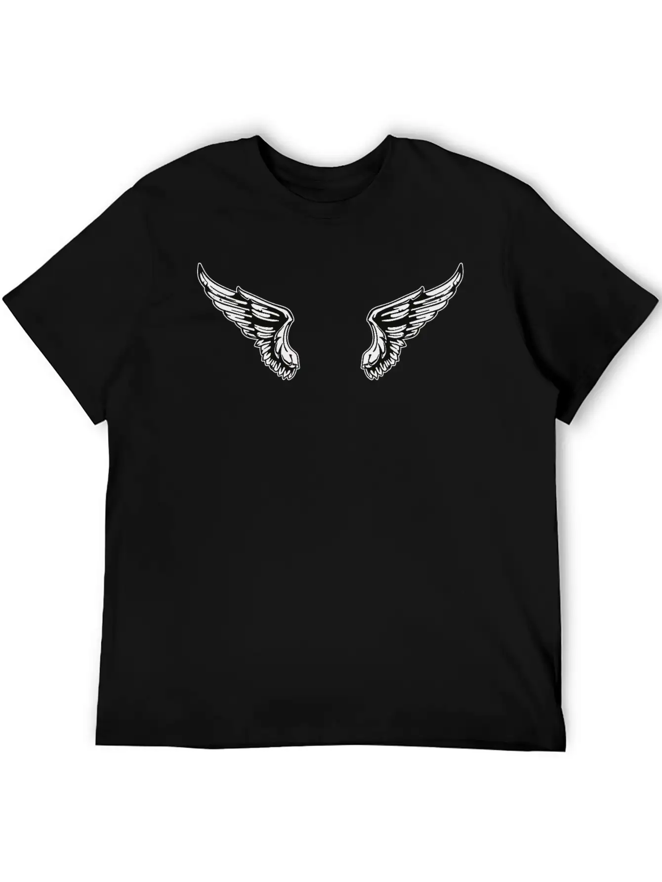 Angel Wings Essential Cotton Tee For Daily Outfits – Unisex Style