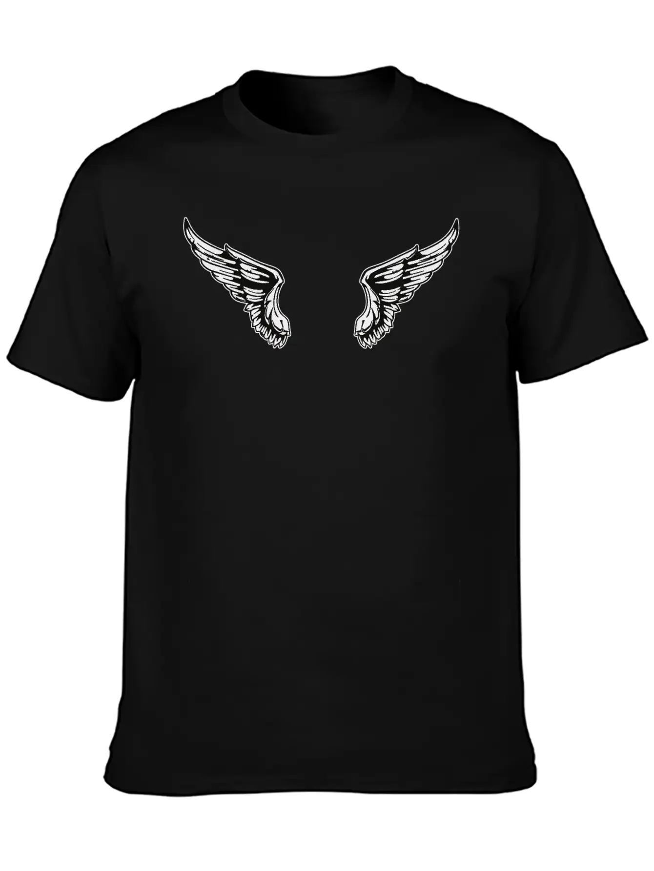 Angel Wings Essential Cotton Tee For Daily Outfits – Unisex Style