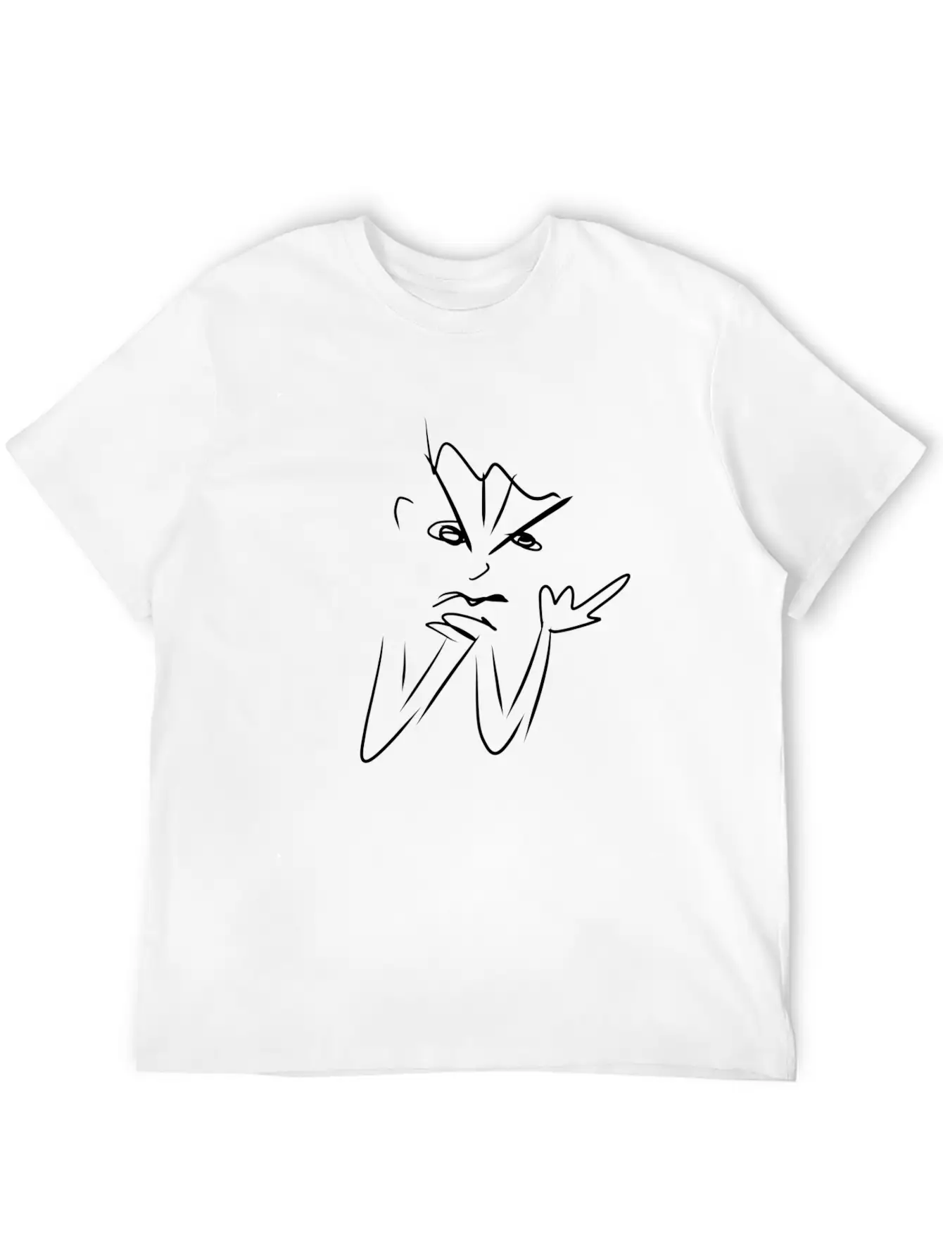 Anger Angry Mad Modern Fit Casual T-Shirt – Clean And Versatile Design