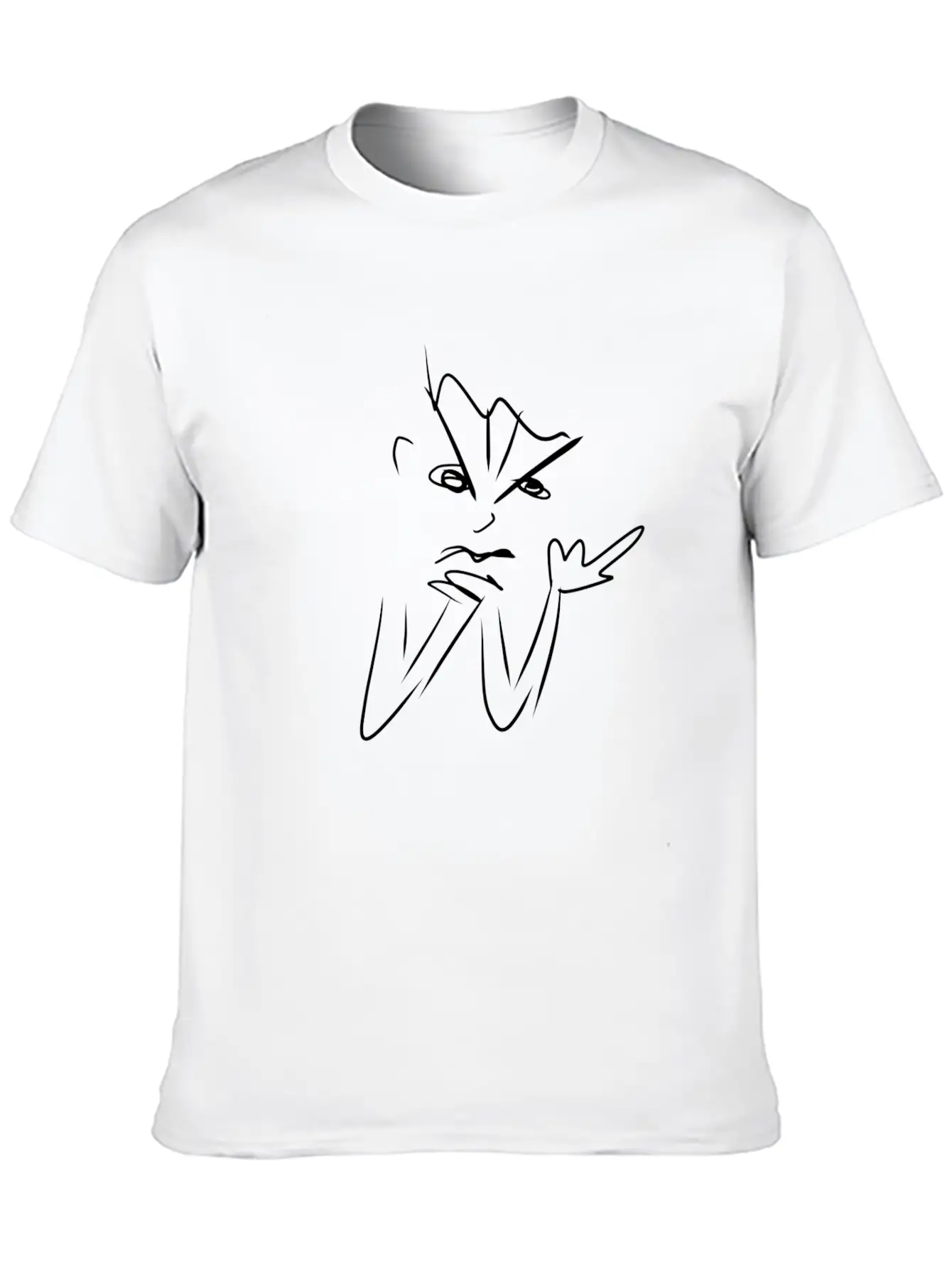 Anger Angry Mad Modern Fit Casual T-Shirt – Clean And Versatile Design