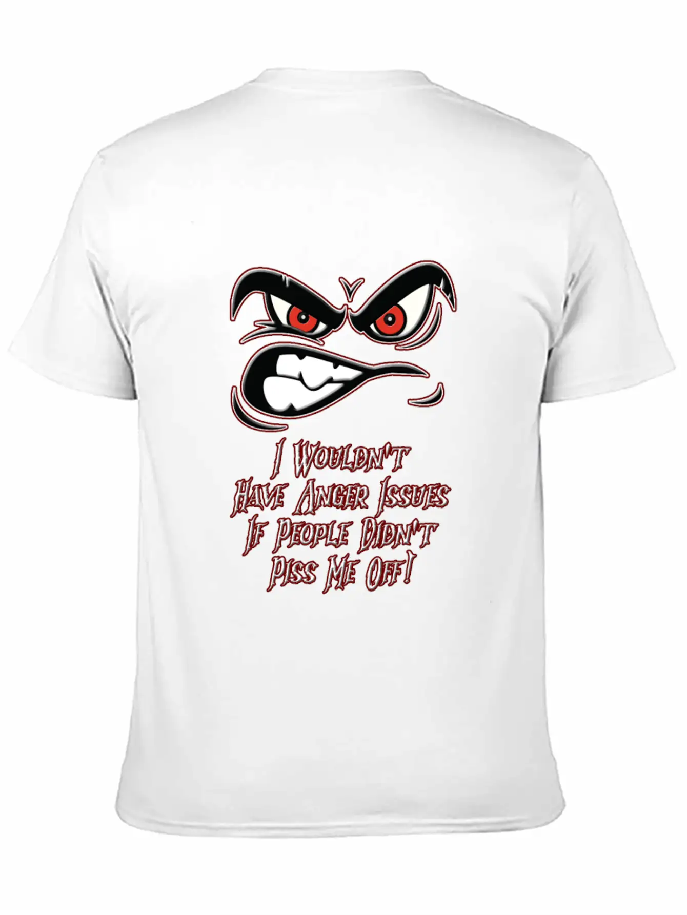 Anger Issues Modern Fit Casual T-Shirt – Clean And Versatile Design