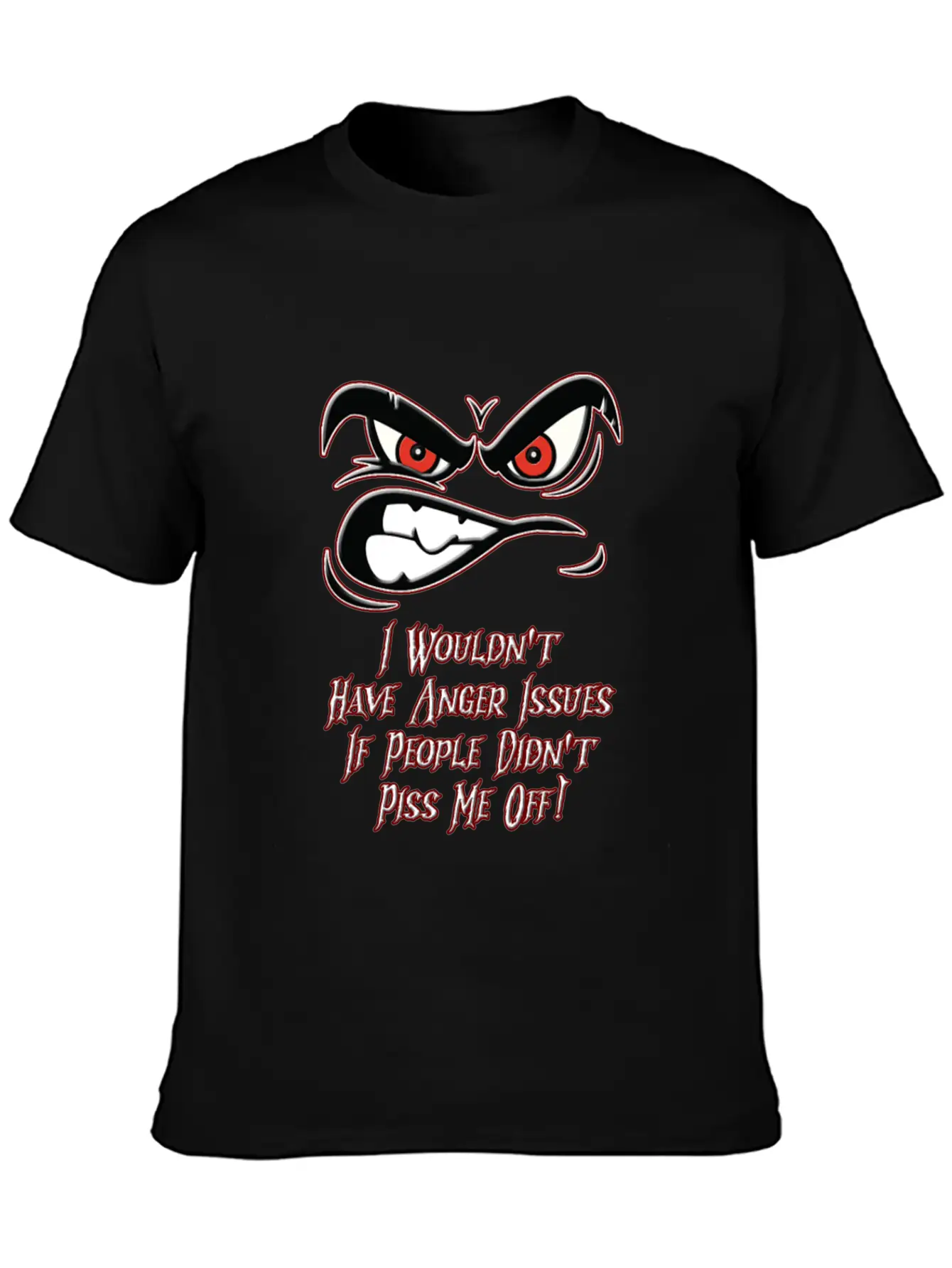 Anger Issues Modern Fit Casual T-Shirt – Clean And Versatile Design