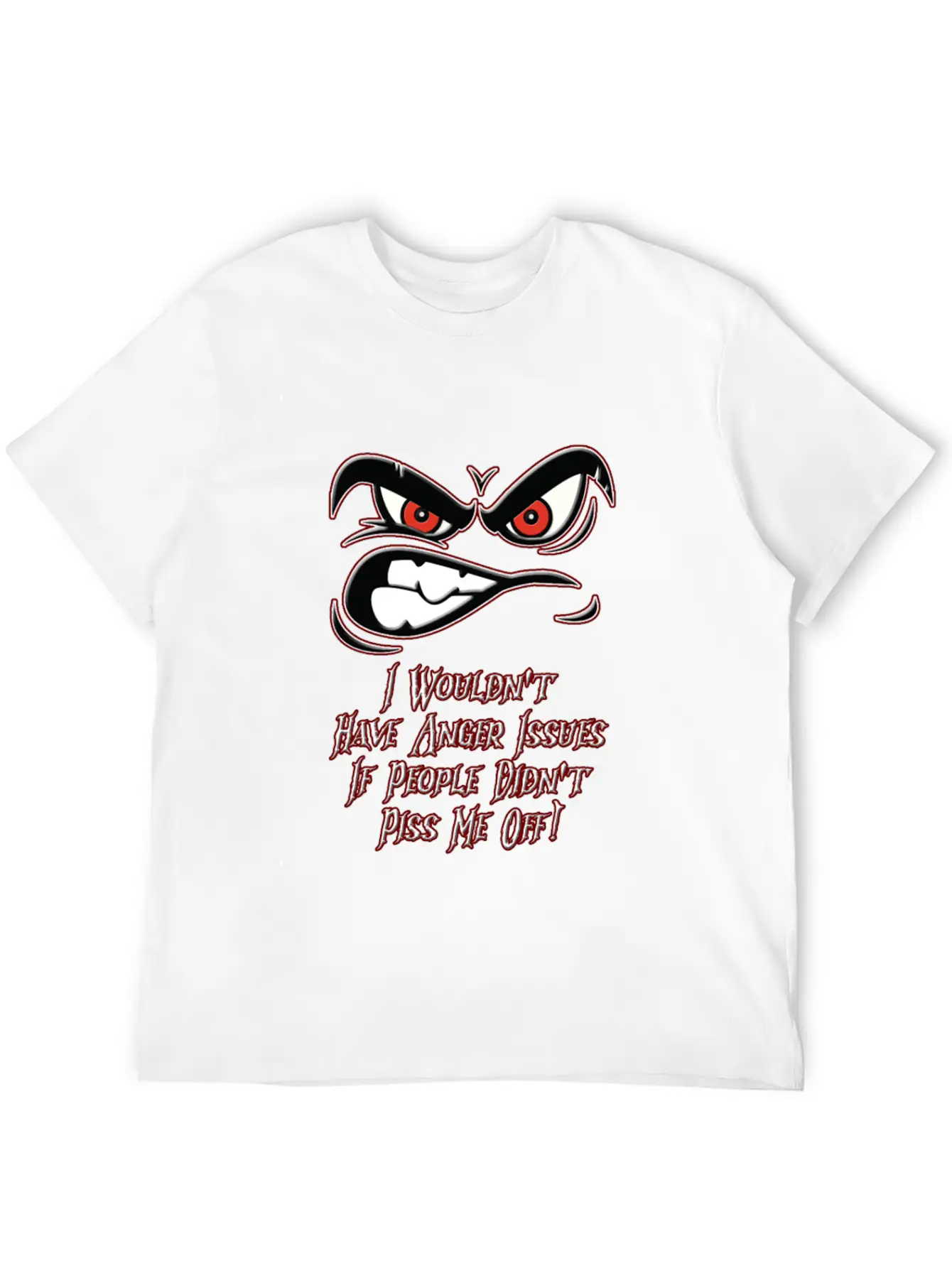 Anger Issues Modern Fit Casual T-Shirt – Clean And Versatile Design