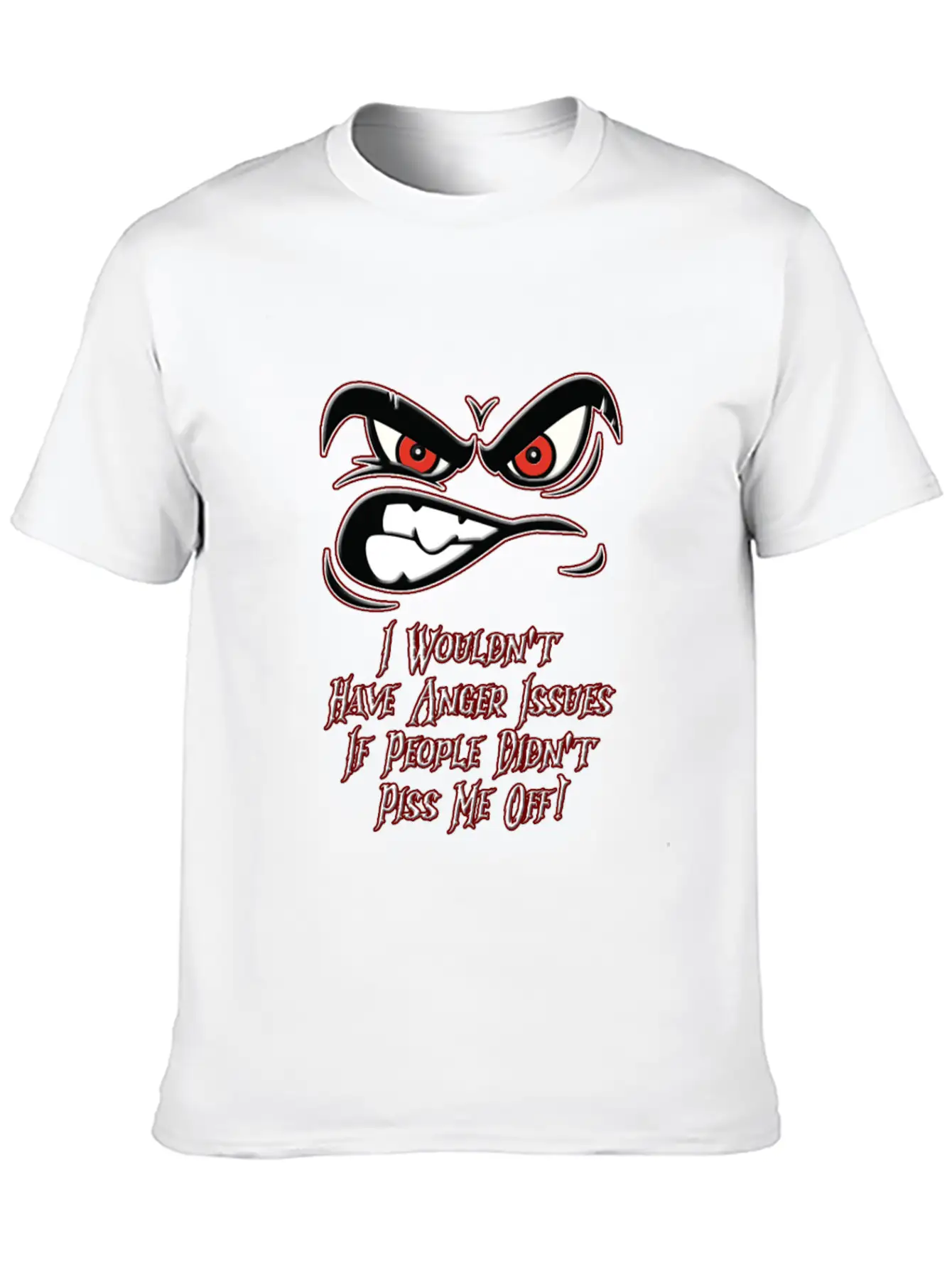 Anger Issues Modern Fit Casual T-Shirt – Clean And Versatile Design