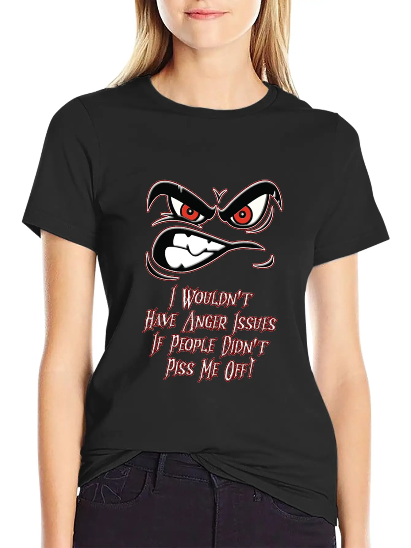 Anger Issues Modern Fit Casual T-Shirt – Clean And Versatile Design