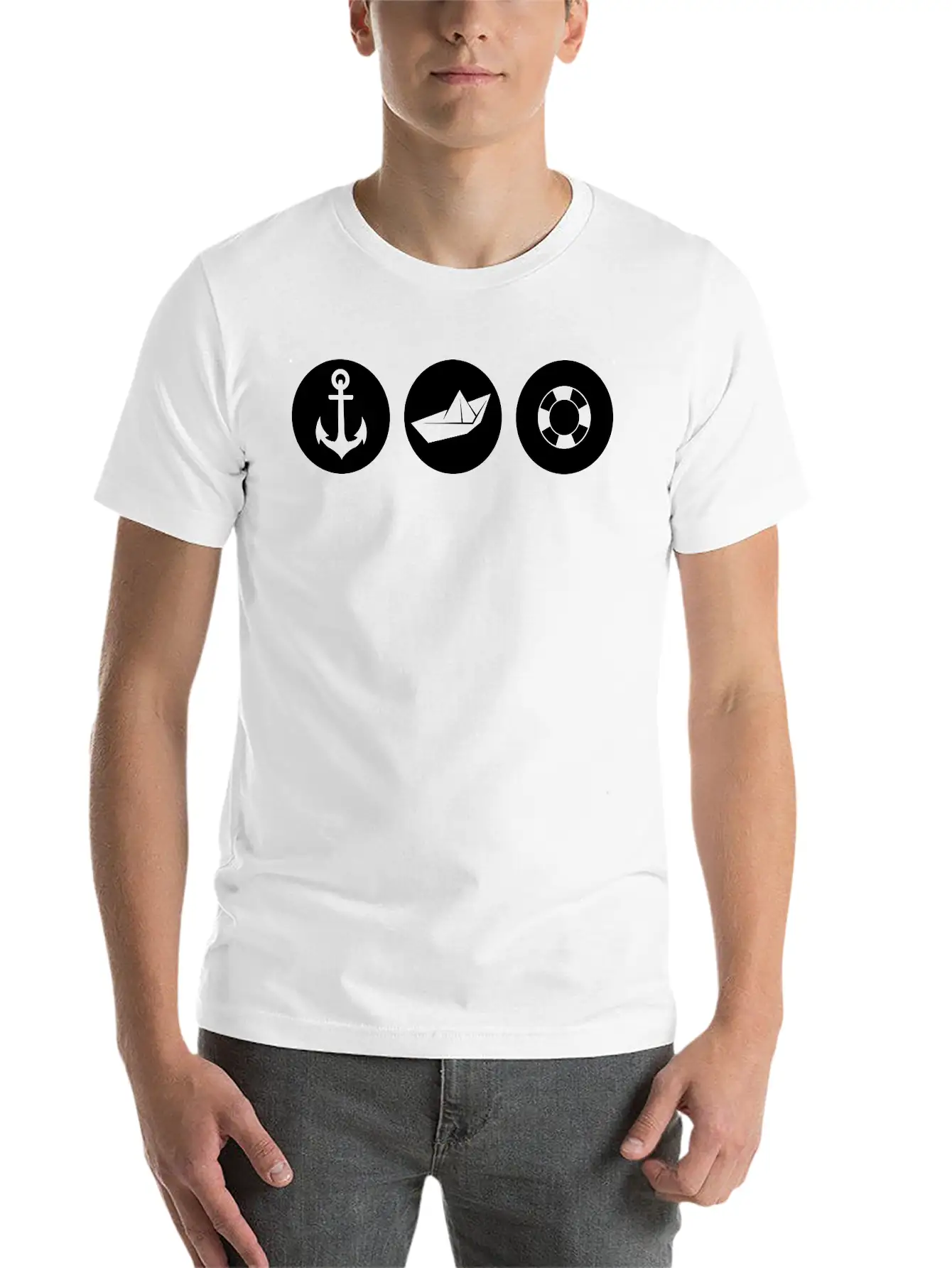 Anger Paper Boat Lifebelt Stylish Everyday T-Shirt – Unisex Basic Cotton Tee