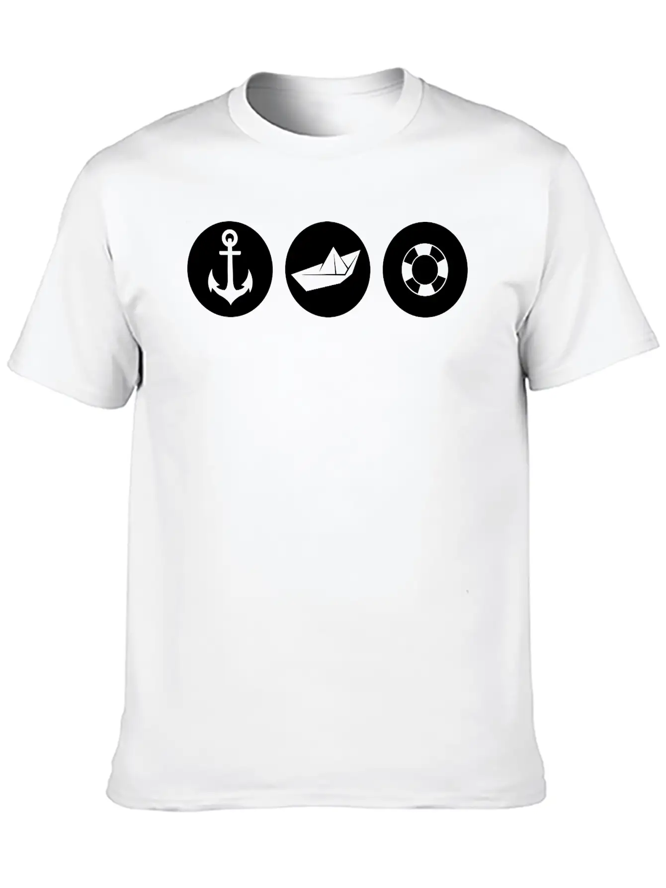 Anger Paper Boat Lifebelt Stylish Everyday T-Shirt – Unisex Basic Cotton Tee