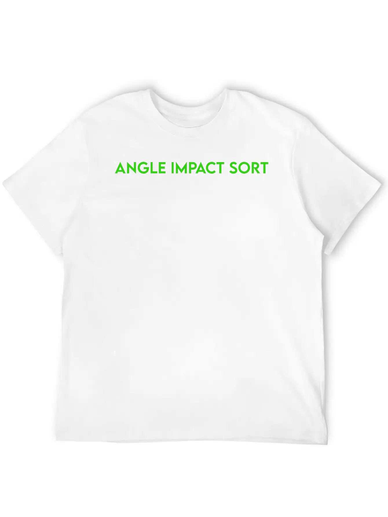 ANGLE IMPACT SORT Basic Graphic T-Shirt – Daily Comfort In Soft Cotton