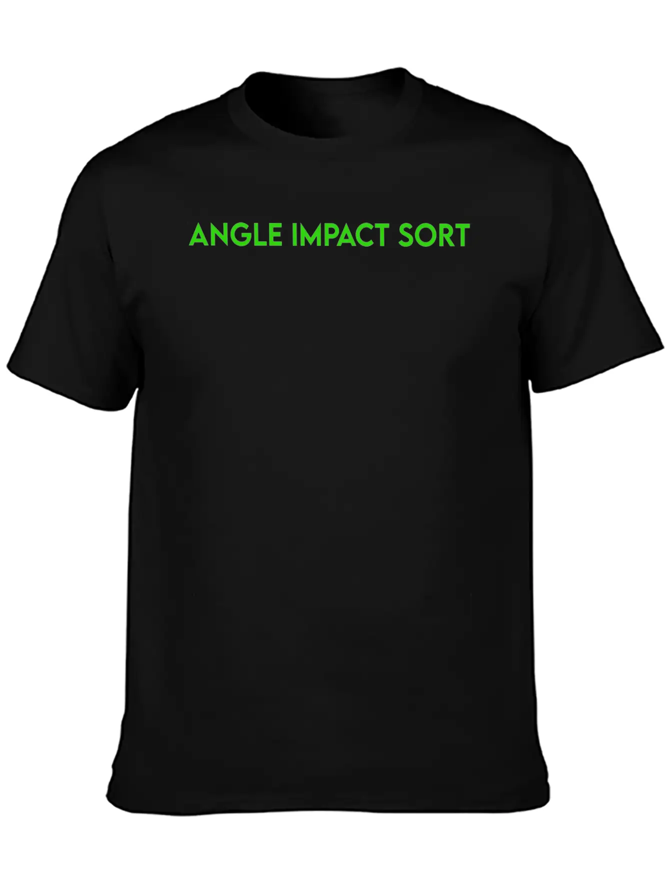ANGLE IMPACT SORT Basic Graphic T-Shirt – Daily Comfort In Soft Cotton