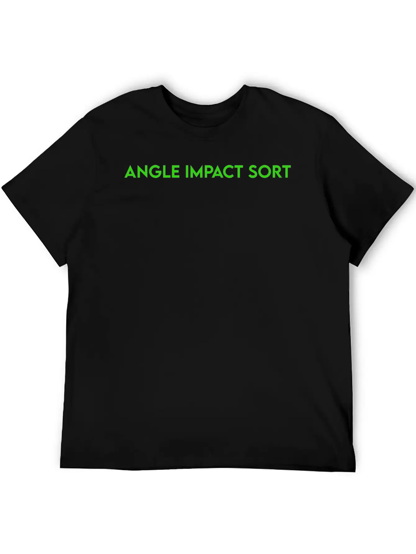 ANGLE IMPACT SORT Basic Graphic T-Shirt – Daily Comfort In Soft Cotton