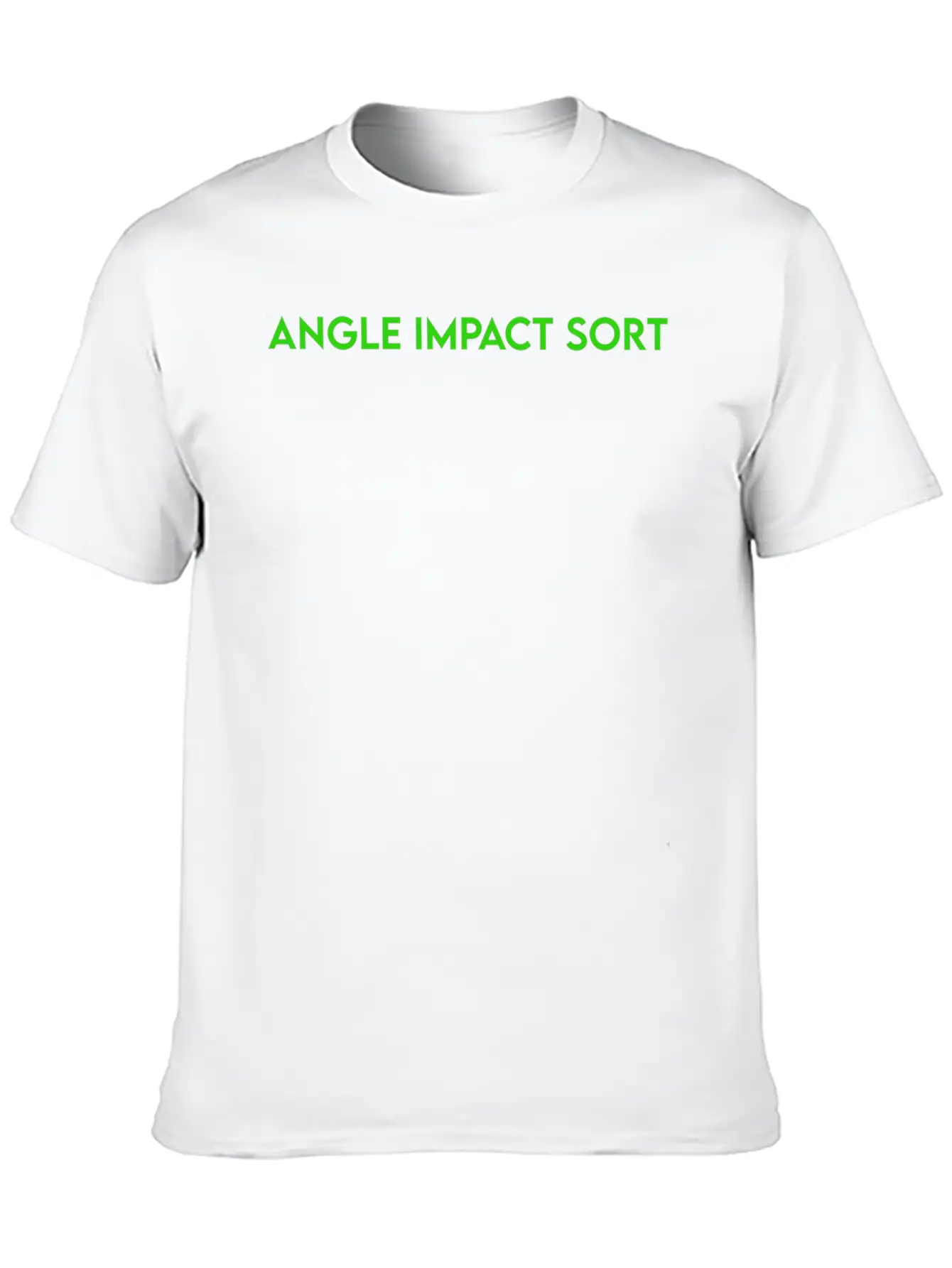 ANGLE IMPACT SORT Basic Graphic T-Shirt – Daily Comfort In Soft Cotton