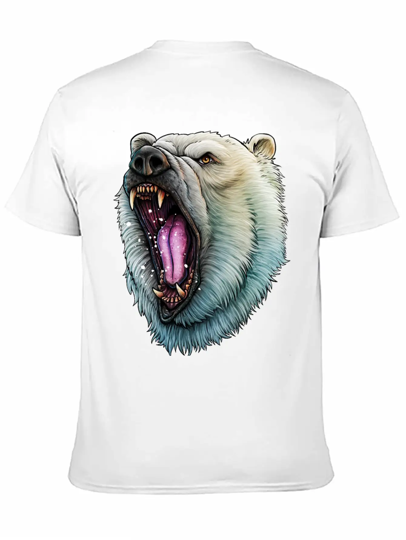 Angry Polar Bear Soft Cotton Short Sleeve Tee – Unisex Wardrobe Staple