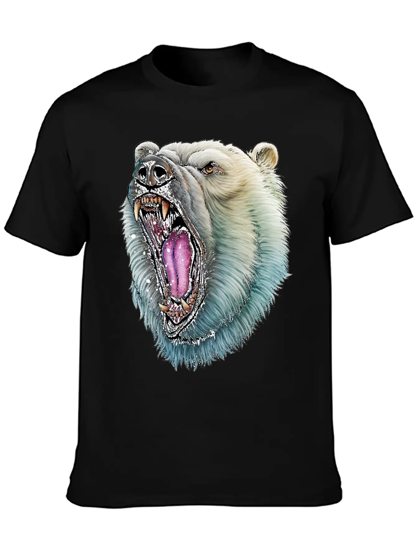Angry Polar Bear Soft Cotton Short Sleeve Tee – Unisex Wardrobe Staple