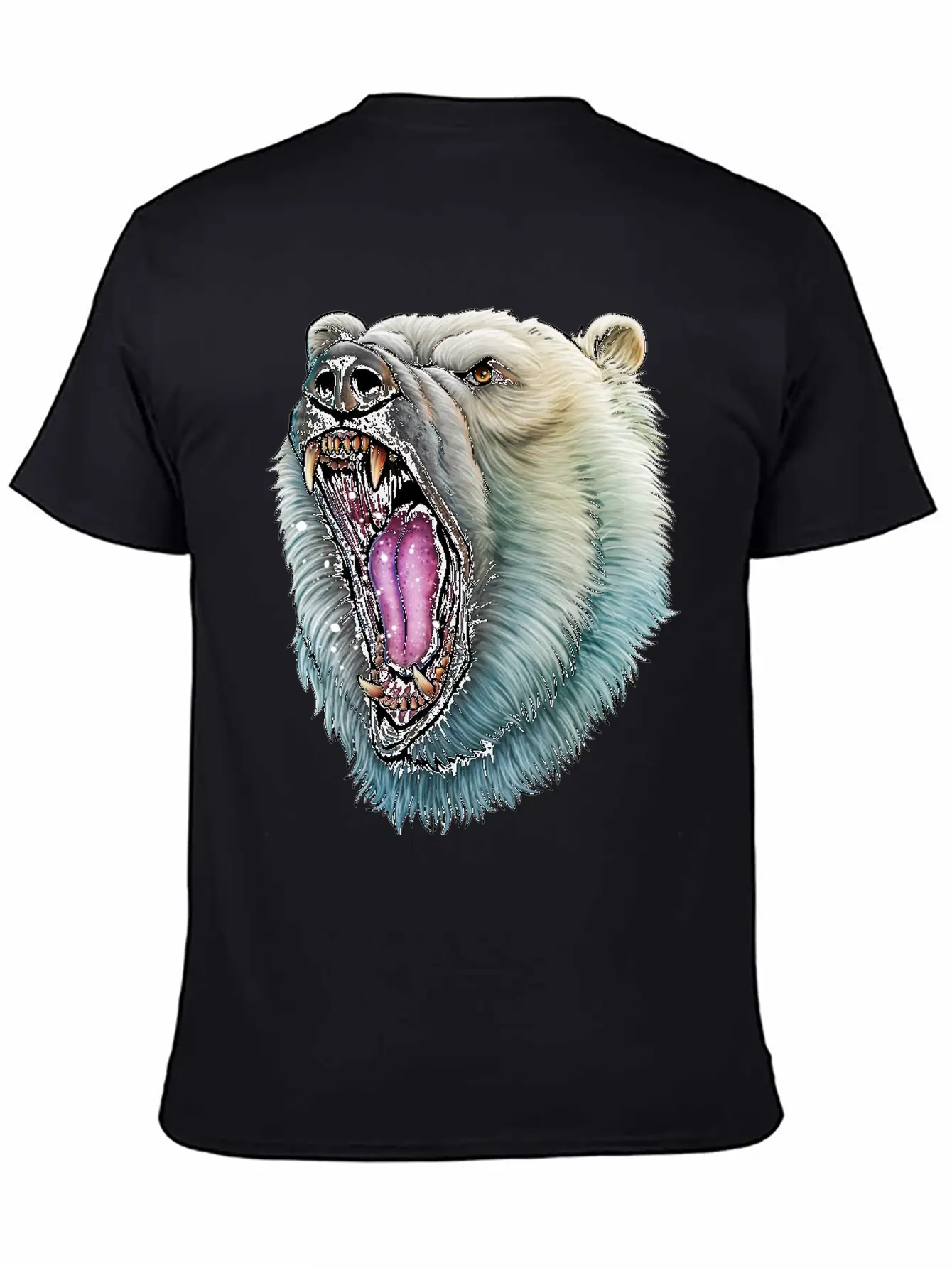 Angry Polar Bear Soft Cotton Short Sleeve Tee – Unisex Wardrobe Staple