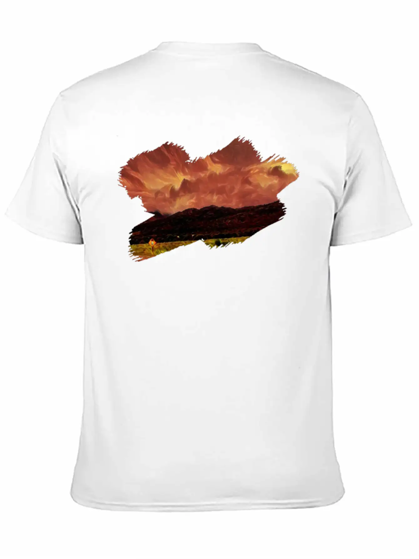 Angry Sky Lightweight Cotton T-Shirt – Daily Comfort Graphic Shirt