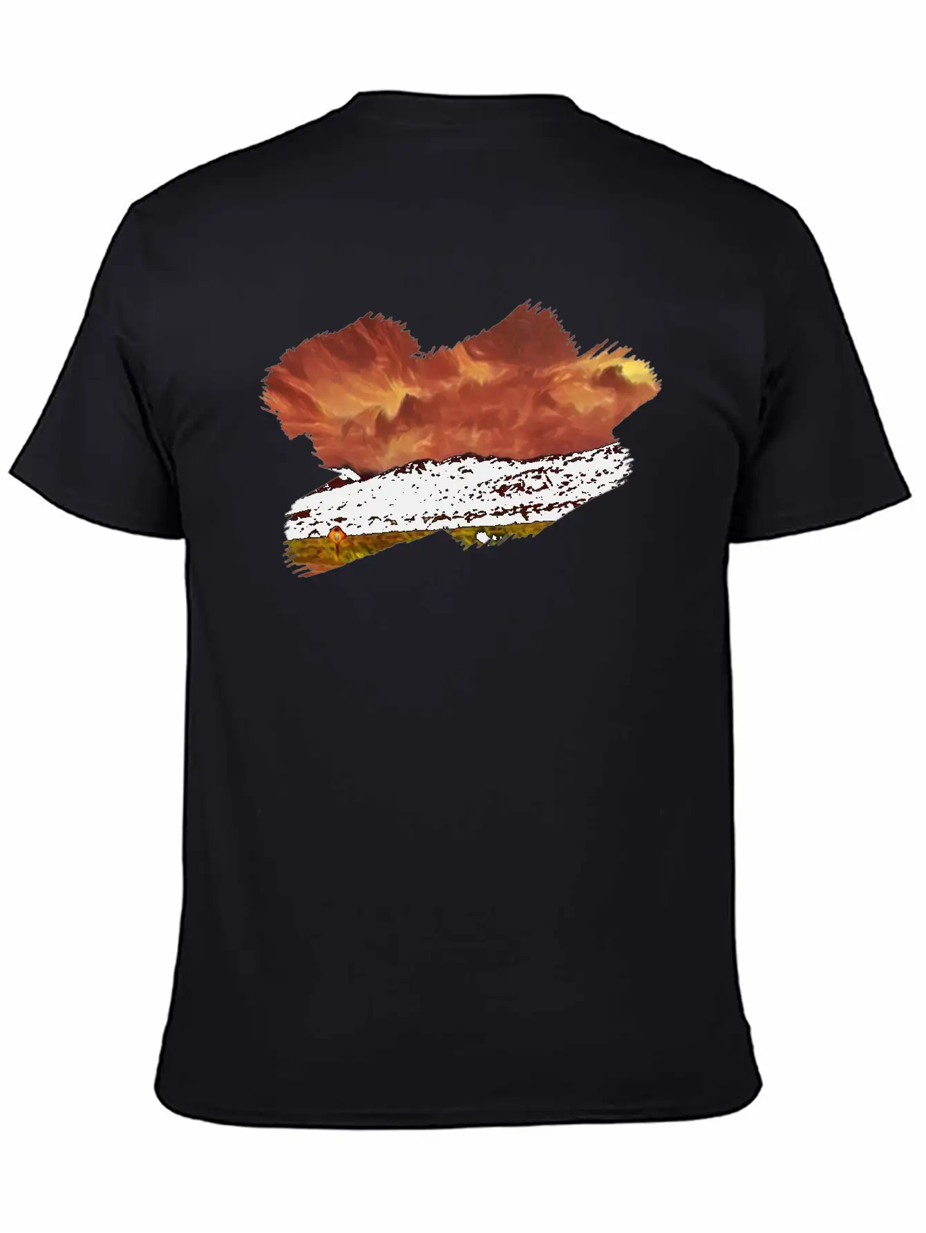 Angry Sky Lightweight Cotton T-Shirt – Daily Comfort Graphic Shirt