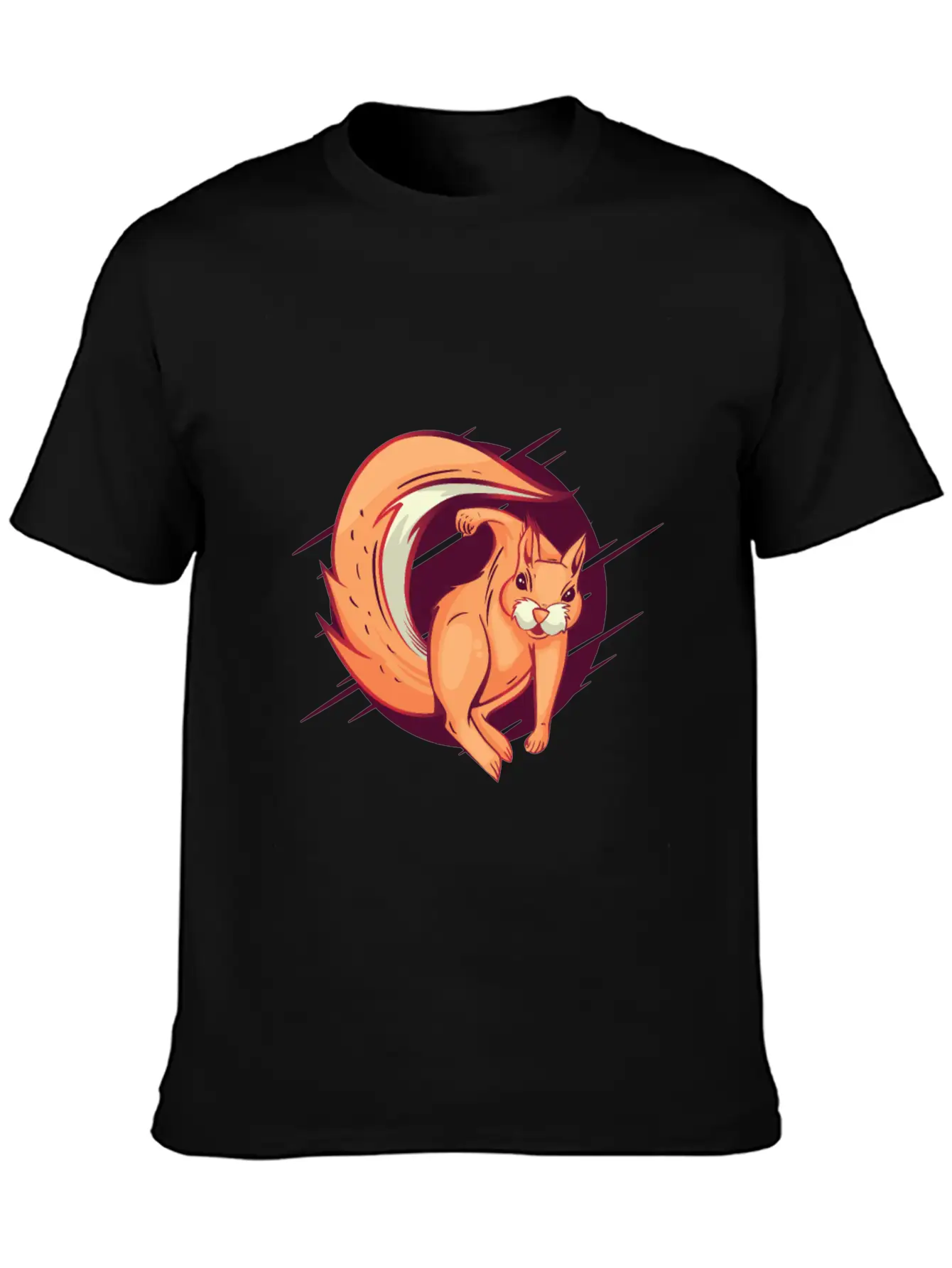 Angry Squirrel Hitting Hook Squirrel Is Pissed Off Unisex Casual T-Shirt – Clean Design For Daily Comfort
