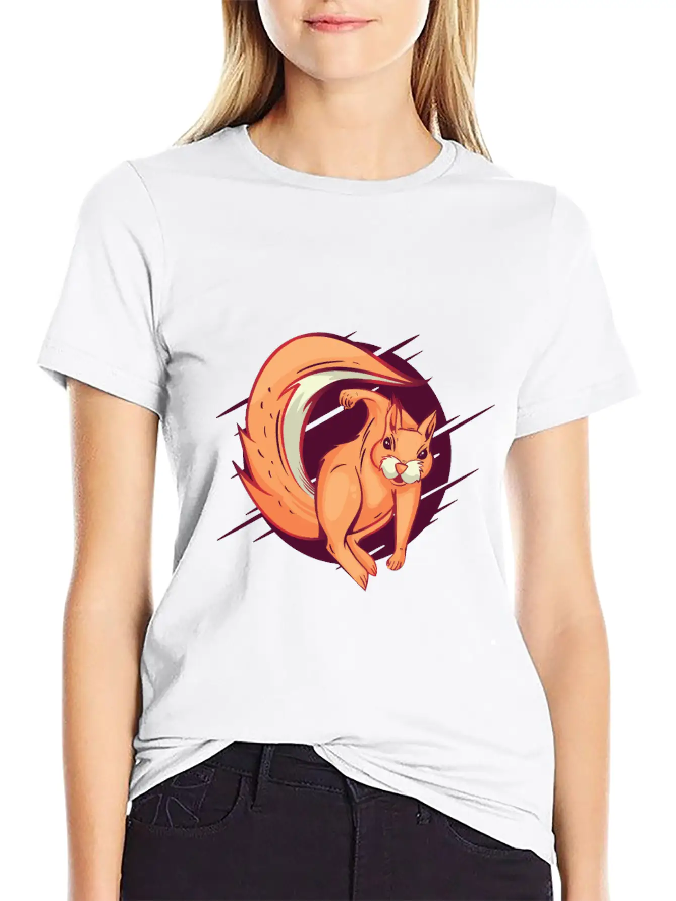 Angry Squirrel Hitting Hook Squirrel Is Pissed Off Unisex Casual T-Shirt – Clean Design For Daily Comfort