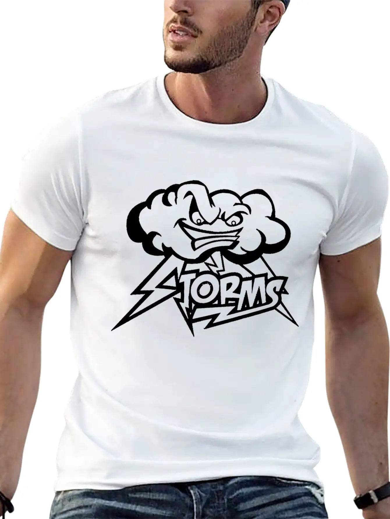 Angry Storm Funny Modern Fit Casual T-Shirt – Clean And Versatile Design