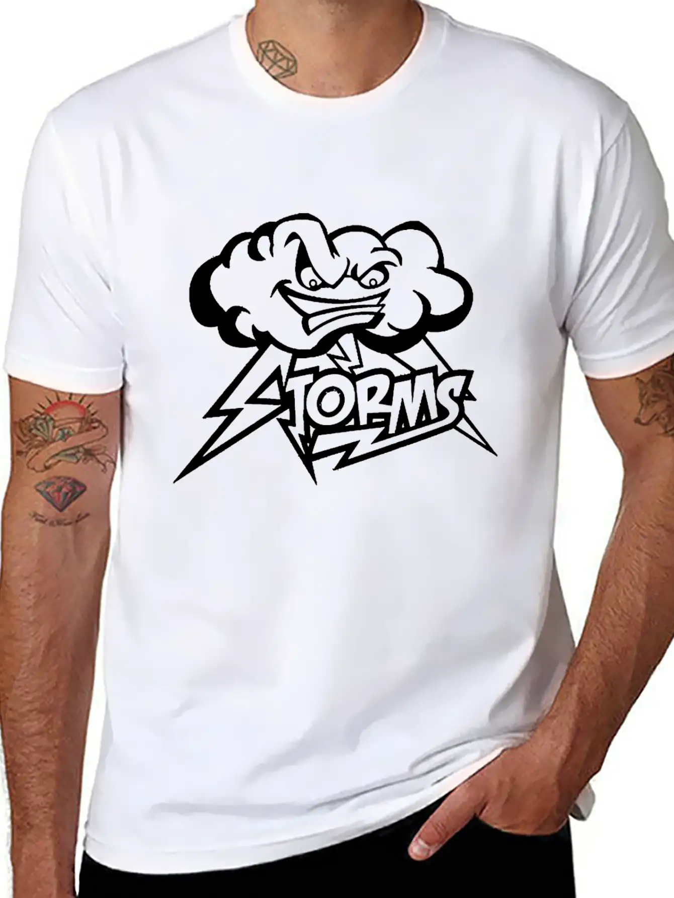 Angry Storm Funny Modern Fit Casual T-Shirt – Clean And Versatile Design