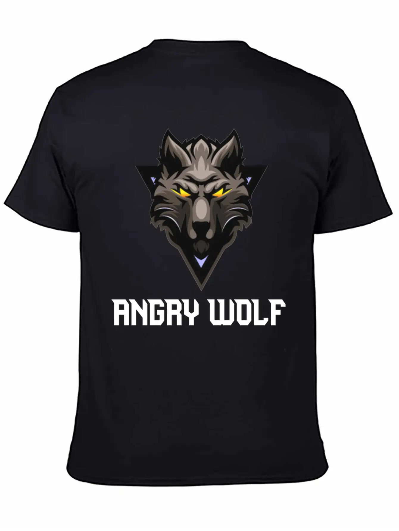 Angry Wolf🐺🐺 Unisex Casual T-Shirt – Clean Design For Daily Comfort