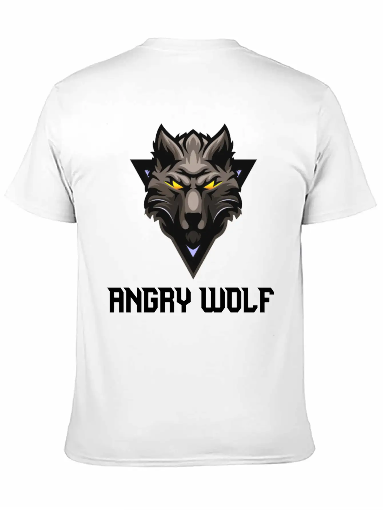 Angry Wolf🐺🐺 Unisex Casual T-Shirt – Clean Design For Daily Comfort