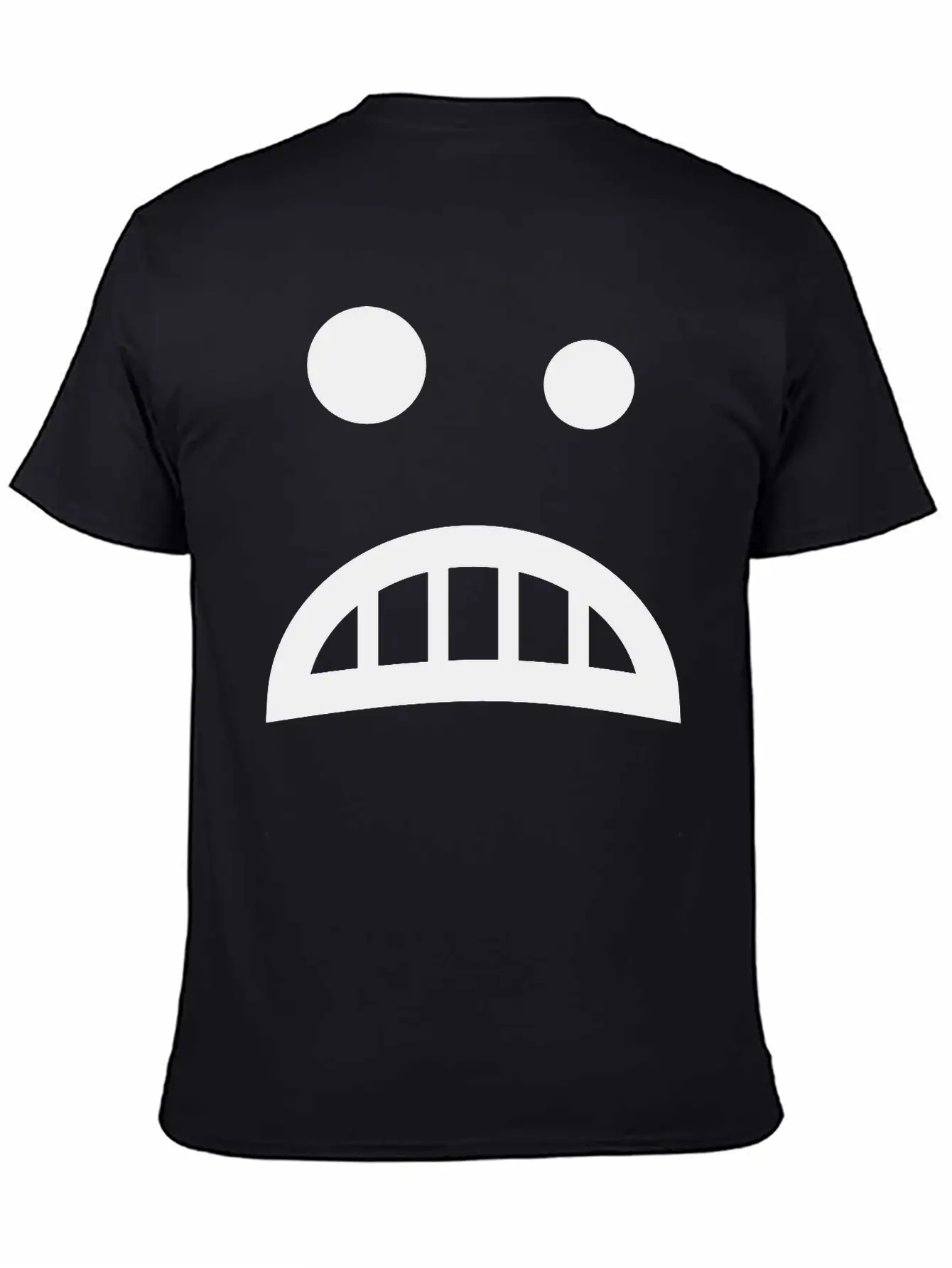 Angst Smiley Modern Fit Casual T-Shirt – Clean And Versatile Design