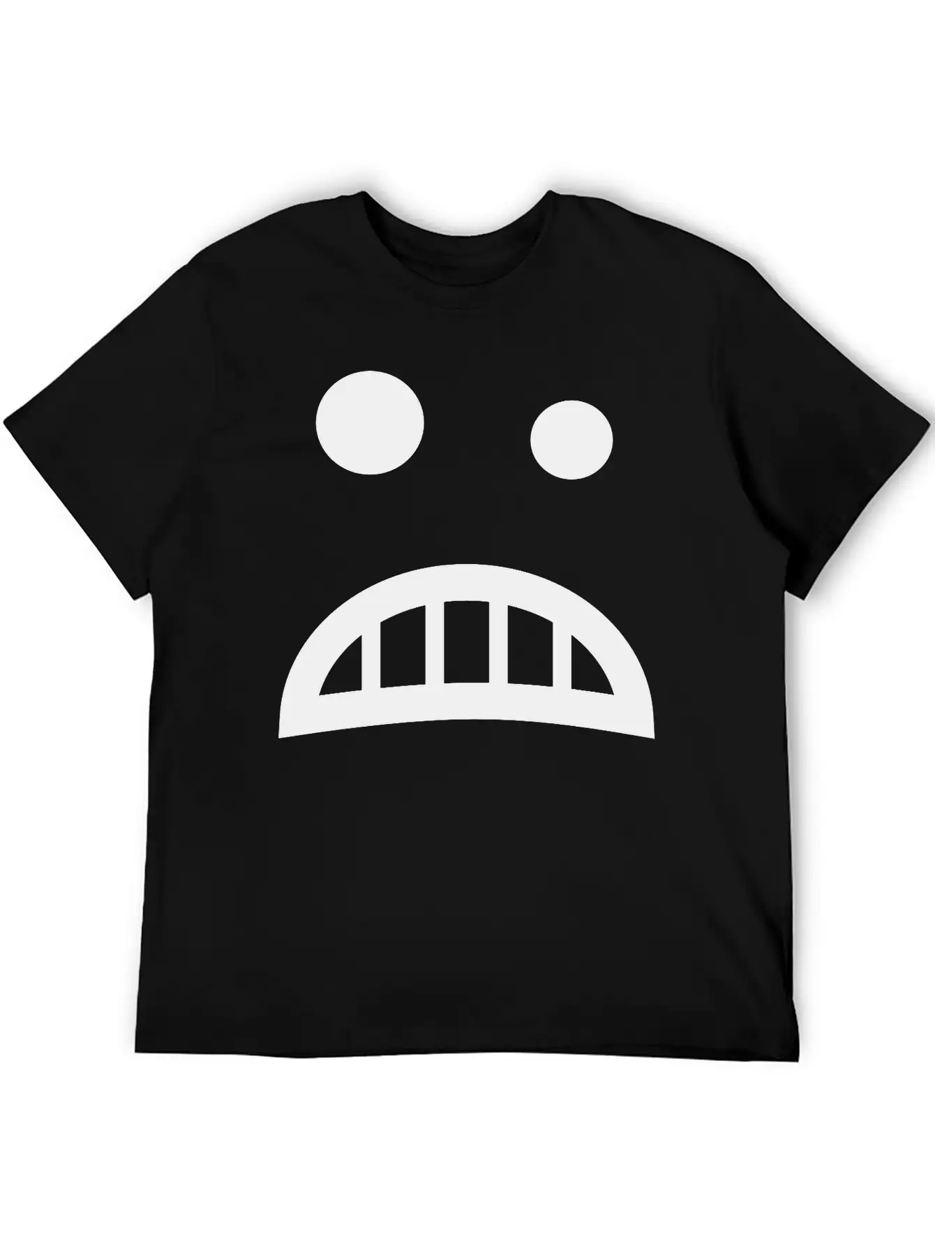 Angst Smiley Modern Fit Casual T-Shirt – Clean And Versatile Design